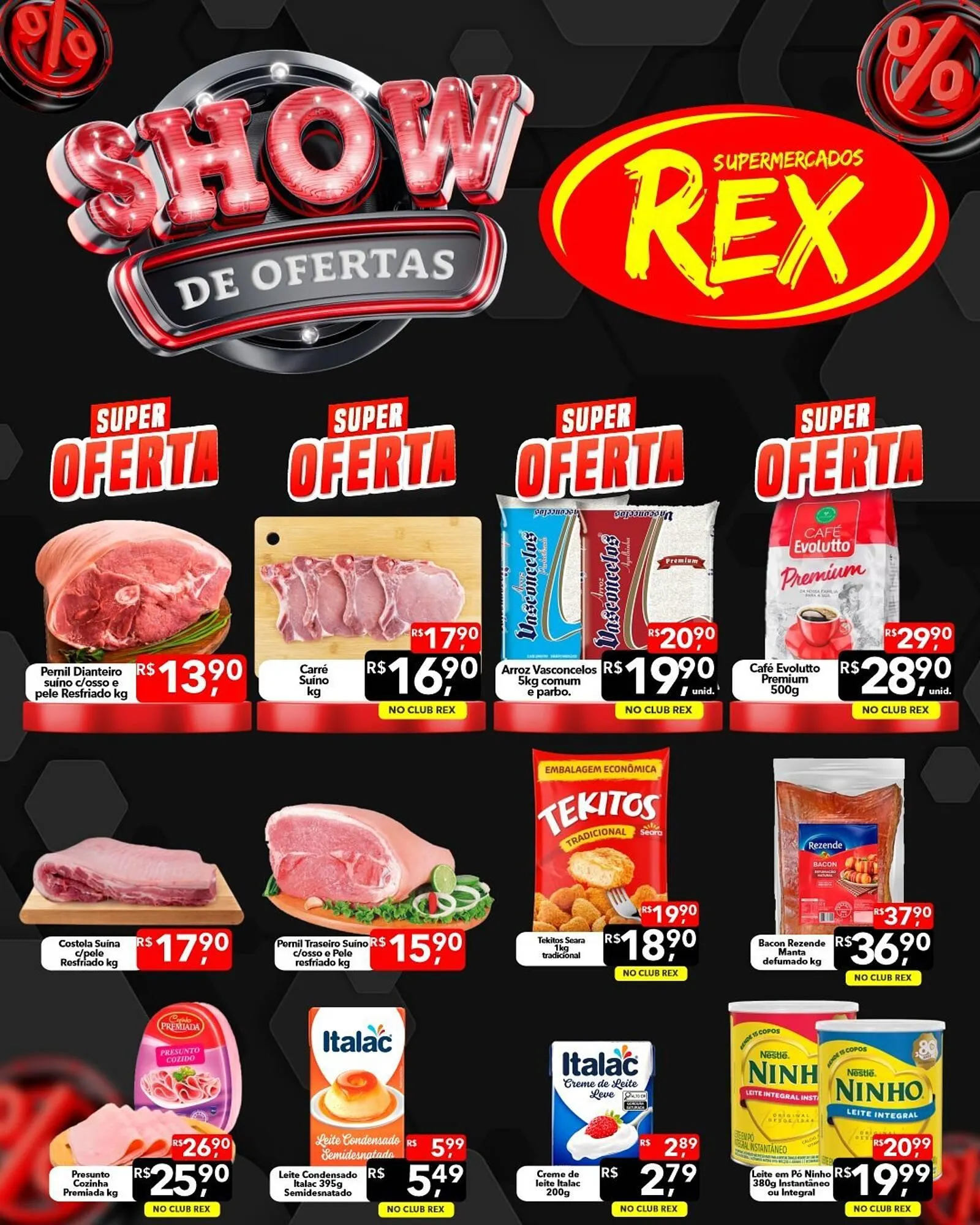 Encarte de Catálogo Supermercados Rex 21 de abril até 23 de abril 2026 - Pagina 1