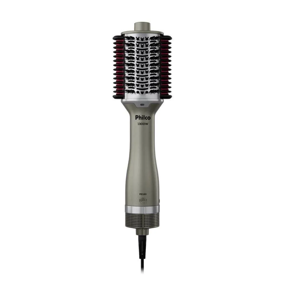 Escova Secadora Philco Bivolt 1300W Multicerdas 4 Em 1 Pes30 - Bivolt