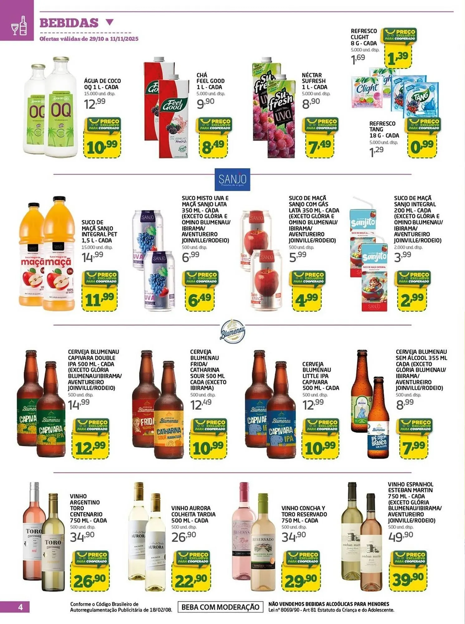 Encarte de Tabloide Cooper 30 de outubro até 11 de novembro 2025 - Pagina 4