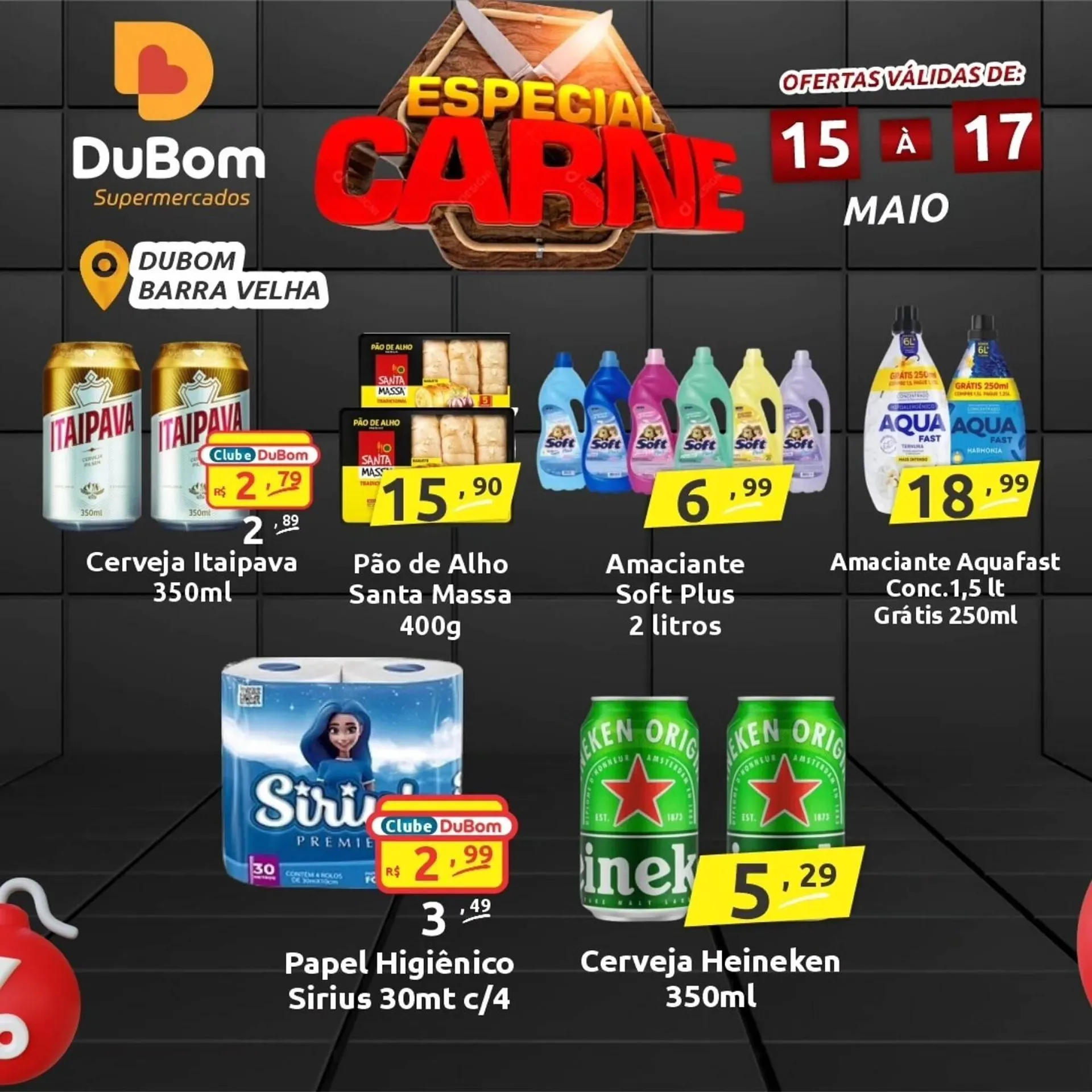 Encarte de Catálogo Dubom Supermercados 15 de maio até 17 de maio 2026 - Pagina 3