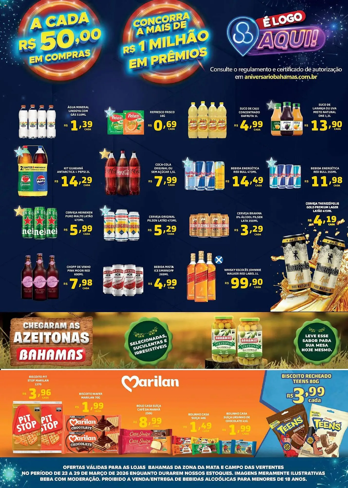 Encarte de Catálogo Bahamas Supermercados 23 de março até 29 de março 2026 - Pagina 3