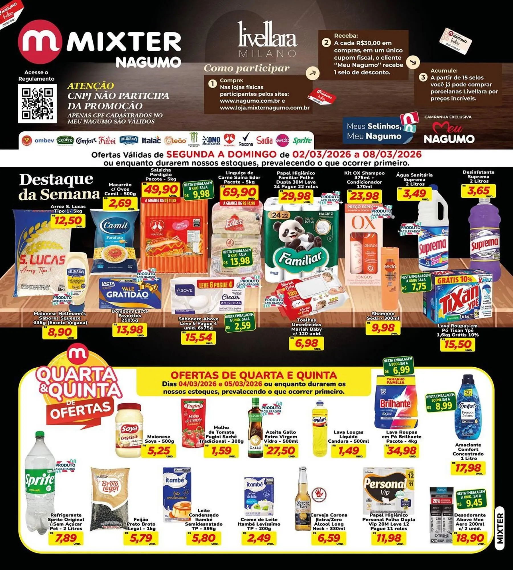 Encarte de Folheto Nagumo 2 de março até 8 de março 2026 - Pagina 1