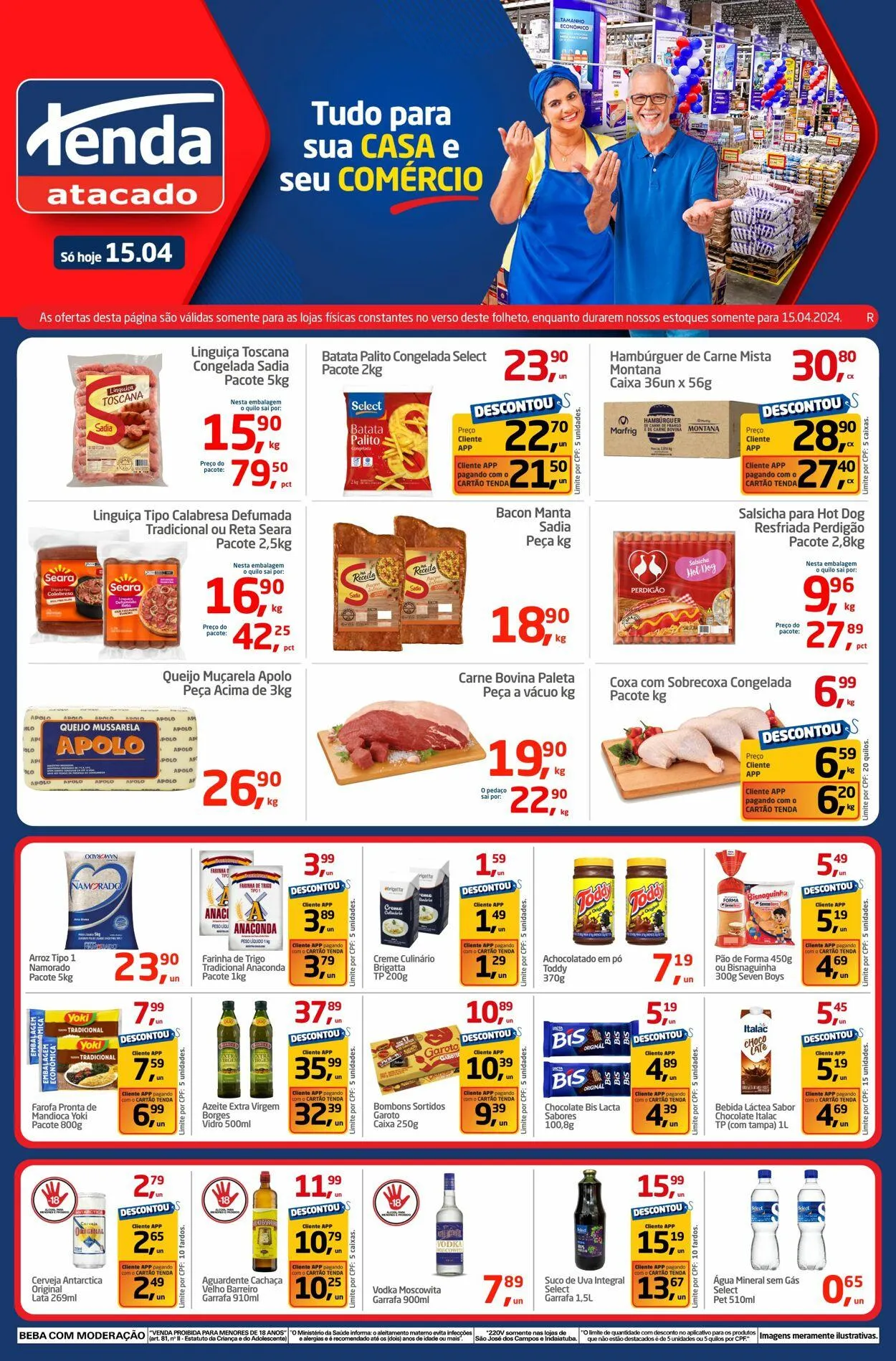 Encarte de Tenda Atacado - Sumaré 15 de abril até 15 de abril 2024 - Pagina 1