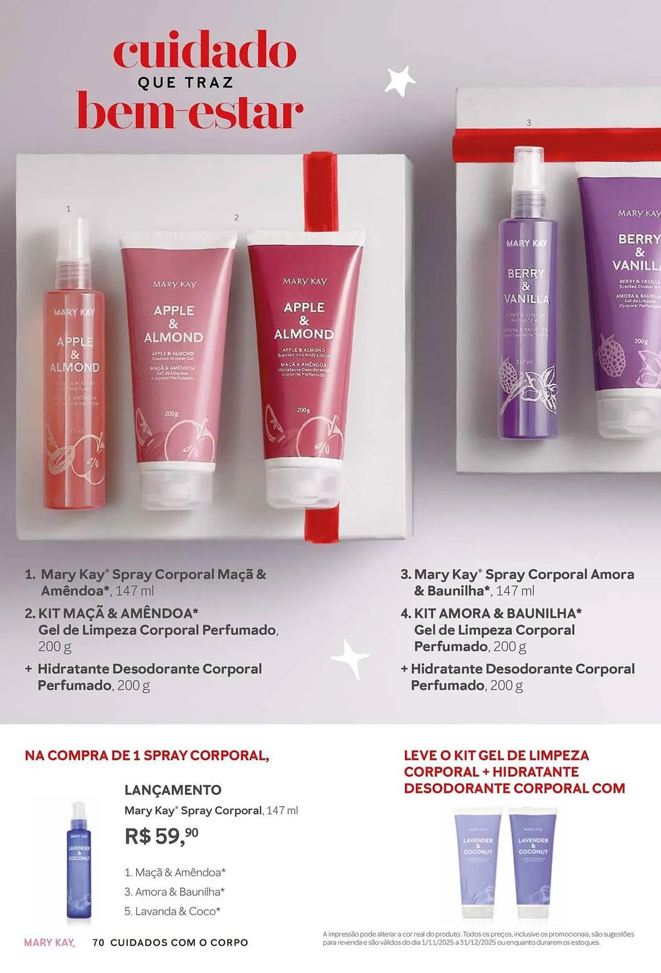 Encarte de Revista Mary Kay 1 de novembro até 31 de dezembro 2025 - Pagina 70