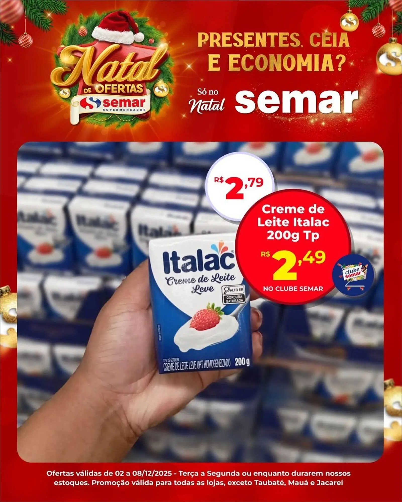 Encarte de Folheto Semar Supermercado 2 de dezembro até 8 de dezembro 2025 - Pagina 2
