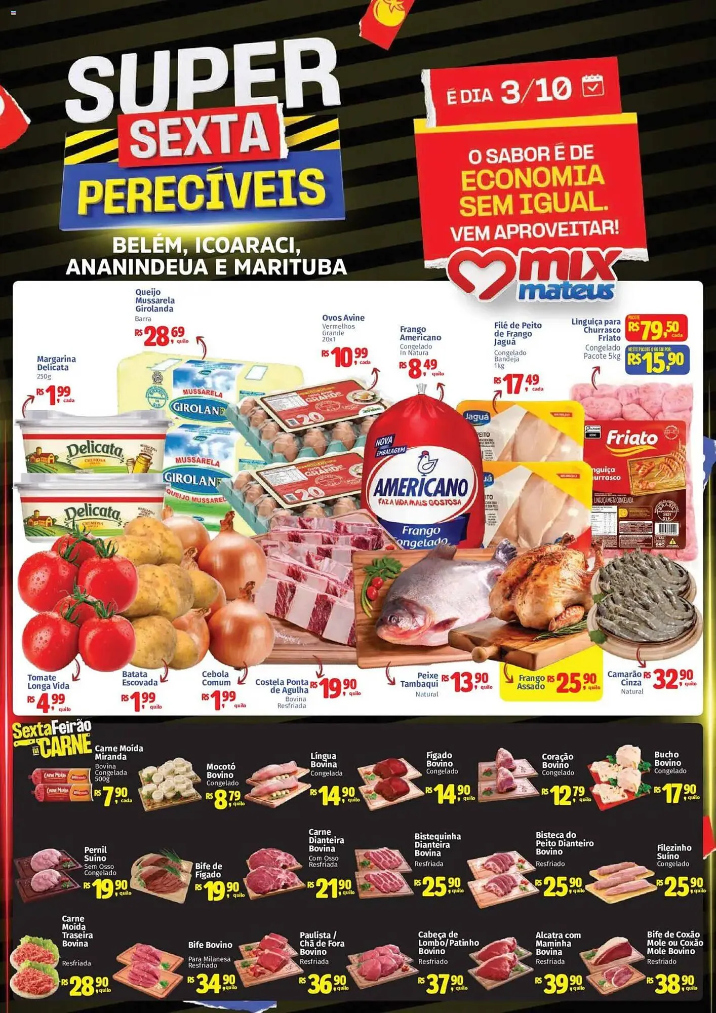 Encarte de Catálogo Supermercados Mateus 3 de outubro até 3 de outubro 2025 - Pagina 1
