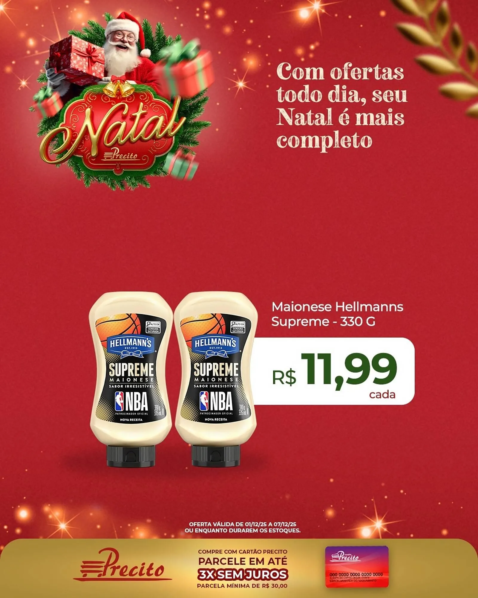 Encarte de Catálogo Supermercado Precito 1 de dezembro até 7 de dezembro 2025 - Pagina 3