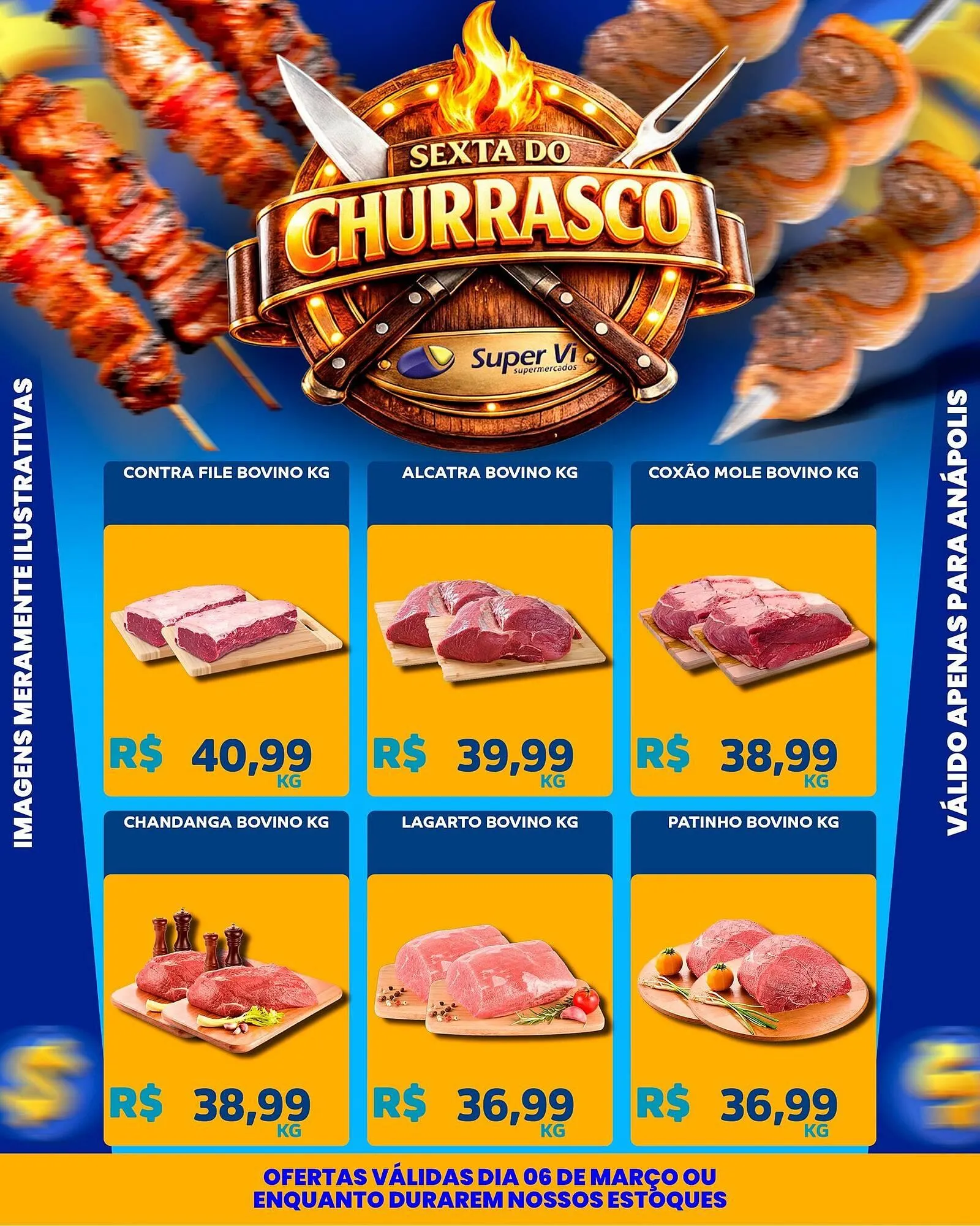 Encarte de Catálogo Super Vi Supermercados 6 de março até 6 de março 2026 - Pagina 1