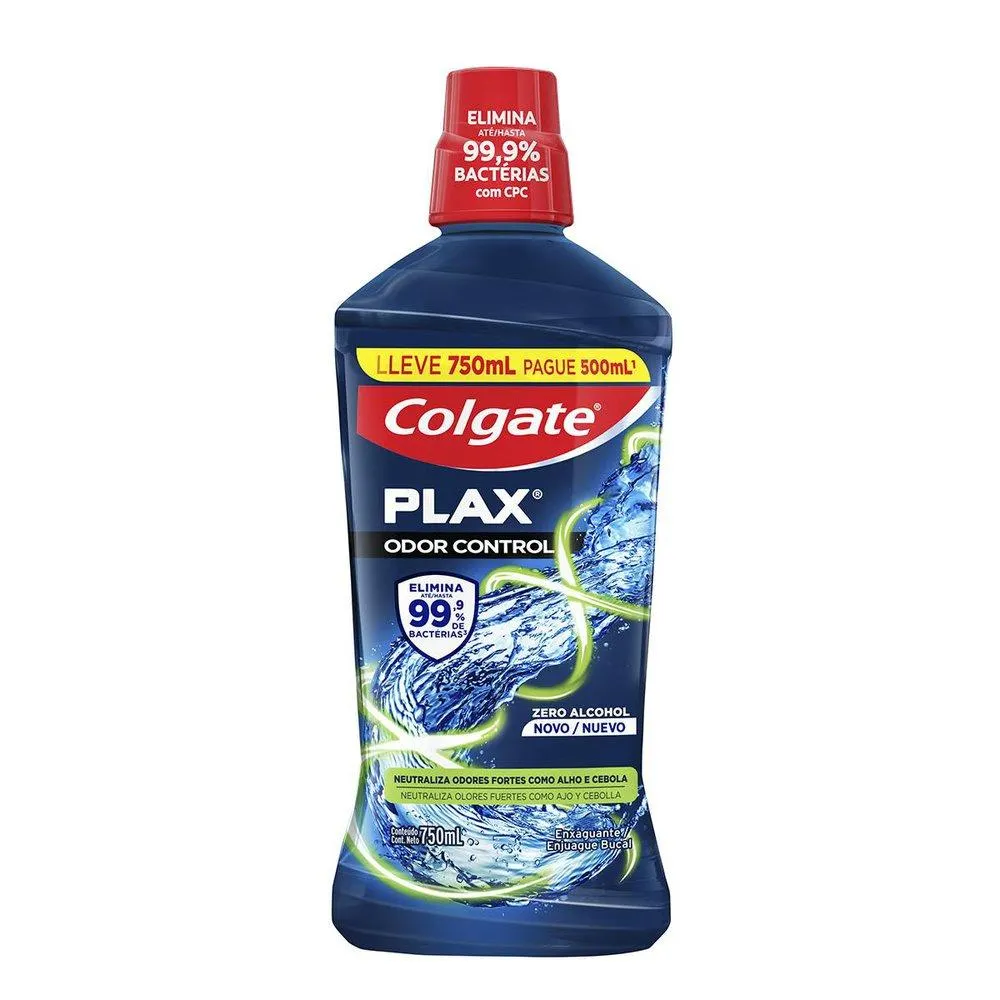 Enxaguante Bucal Colgate Plax Odor Control 750ml