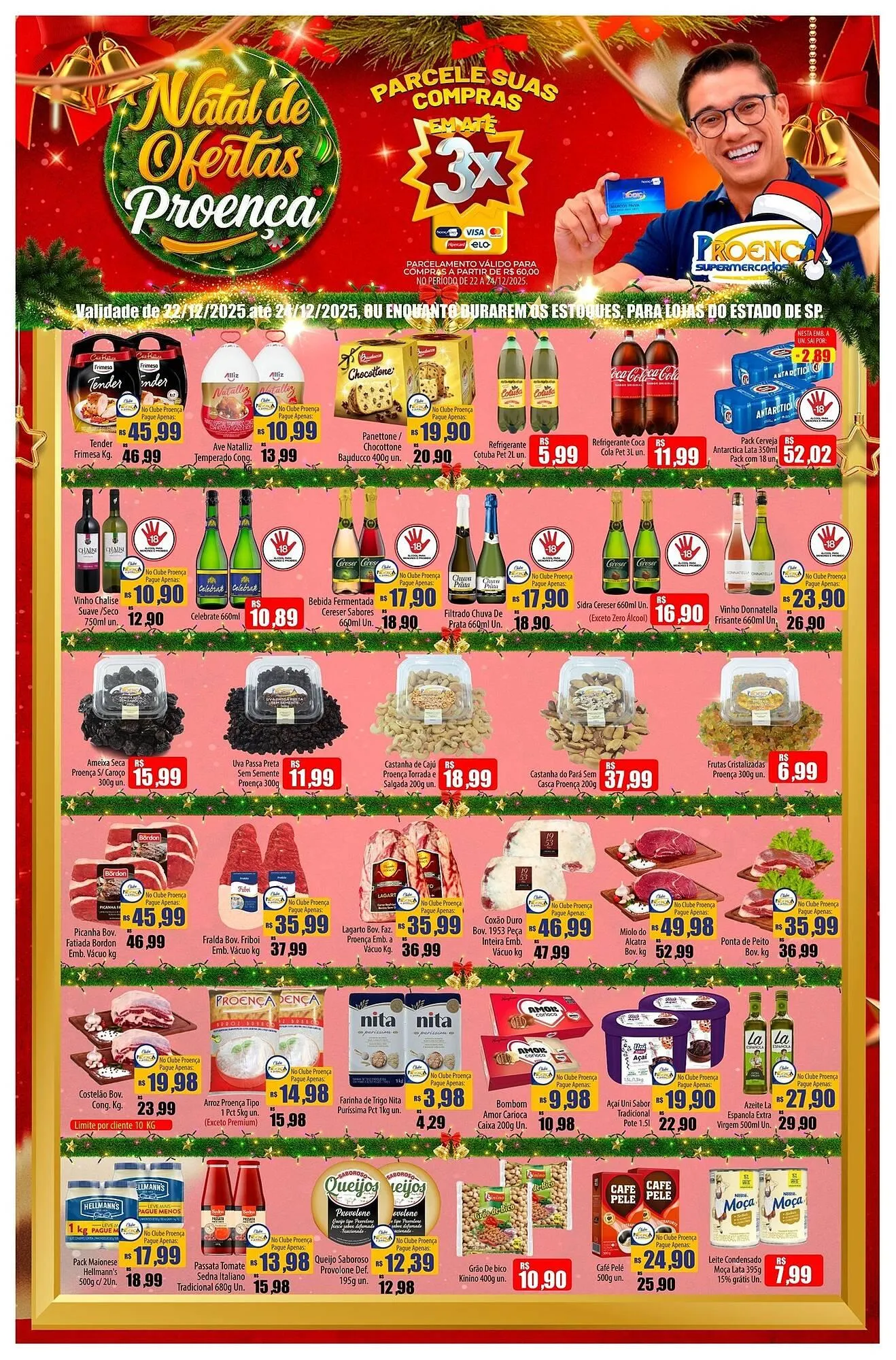 Encarte de Catálogo Proença Supermercados 22 de dezembro até 24 de dezembro 2025 - Pagina 1