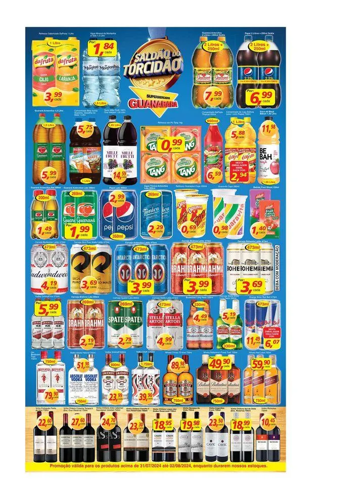 Encarte de Oferta Supermercados Guanabara 31 de julho até 2 de agosto 2024 - Pagina 8