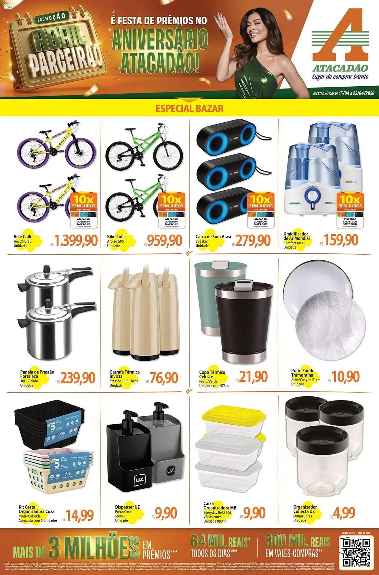 Encarte de Folheto Atacadão 15 de abril até 22 de abril 2026 - Pagina 1