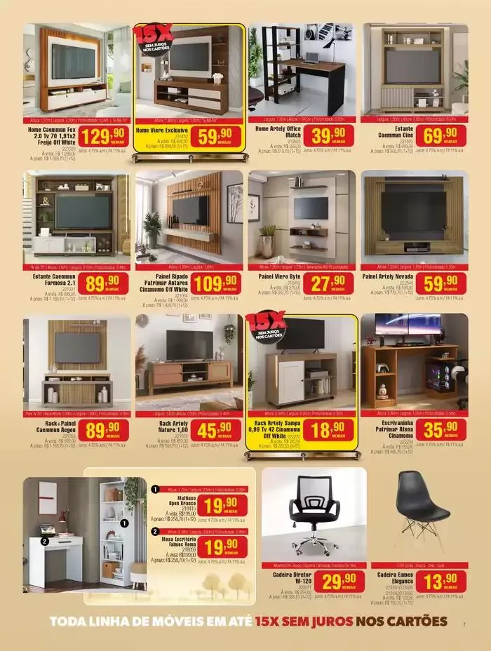 Encarte de A fantastica fabrica de moveis ! 5 de março até 31 de março 2025 - Pagina 7