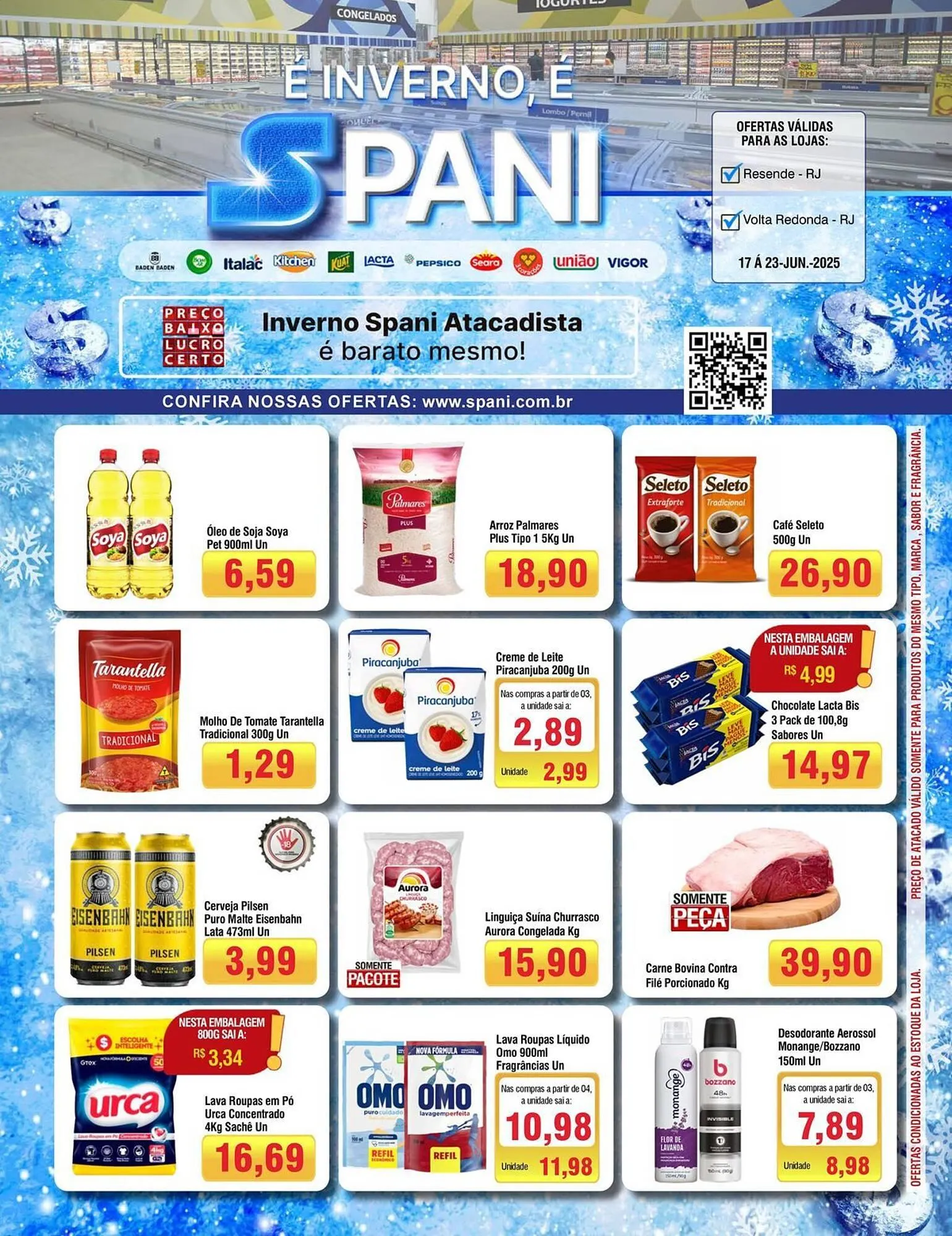 Encarte de Catálogo Spani Atacadista 18 de junho até 24 de junho 2025 - Pagina 1