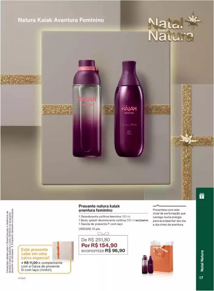 Encarte de Revista Natura Ciclo 18 11 de novembro até 31 de dezembro 2024 - Pagina 68