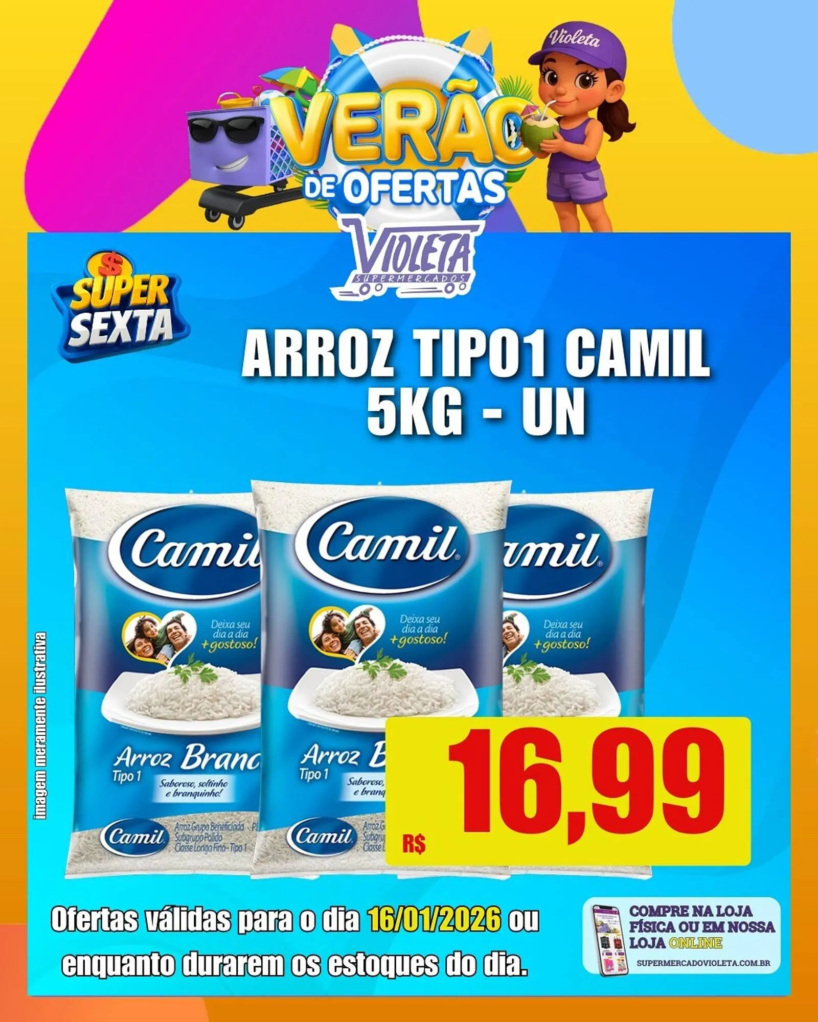 Encarte de Catálogo Violeta Supermercados 15 de janeiro até 16 de janeiro 2026 - Pagina 5