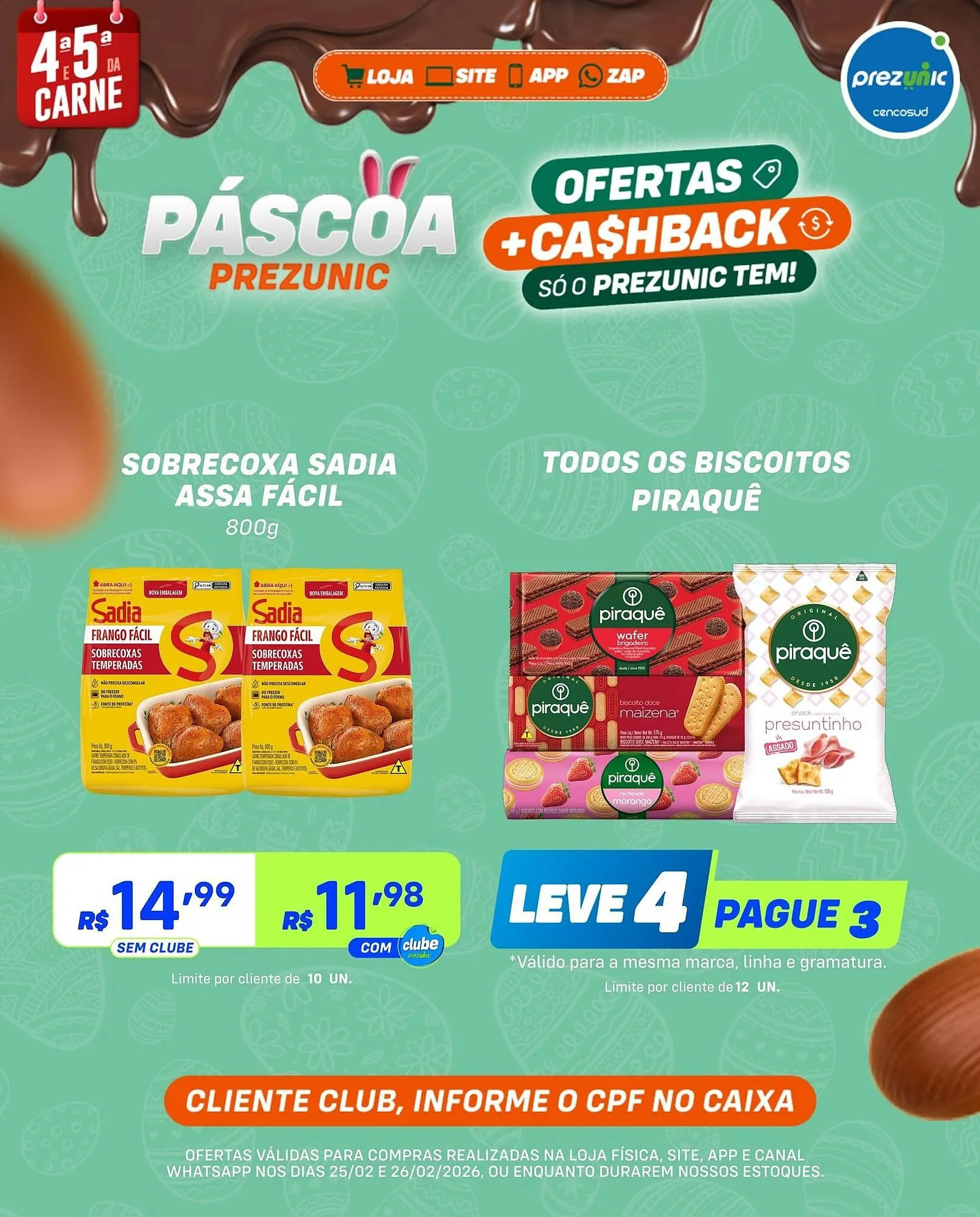 Encarte de Encarte Prezunic 25 de fevereiro até 26 de fevereiro 2026 - Pagina 4