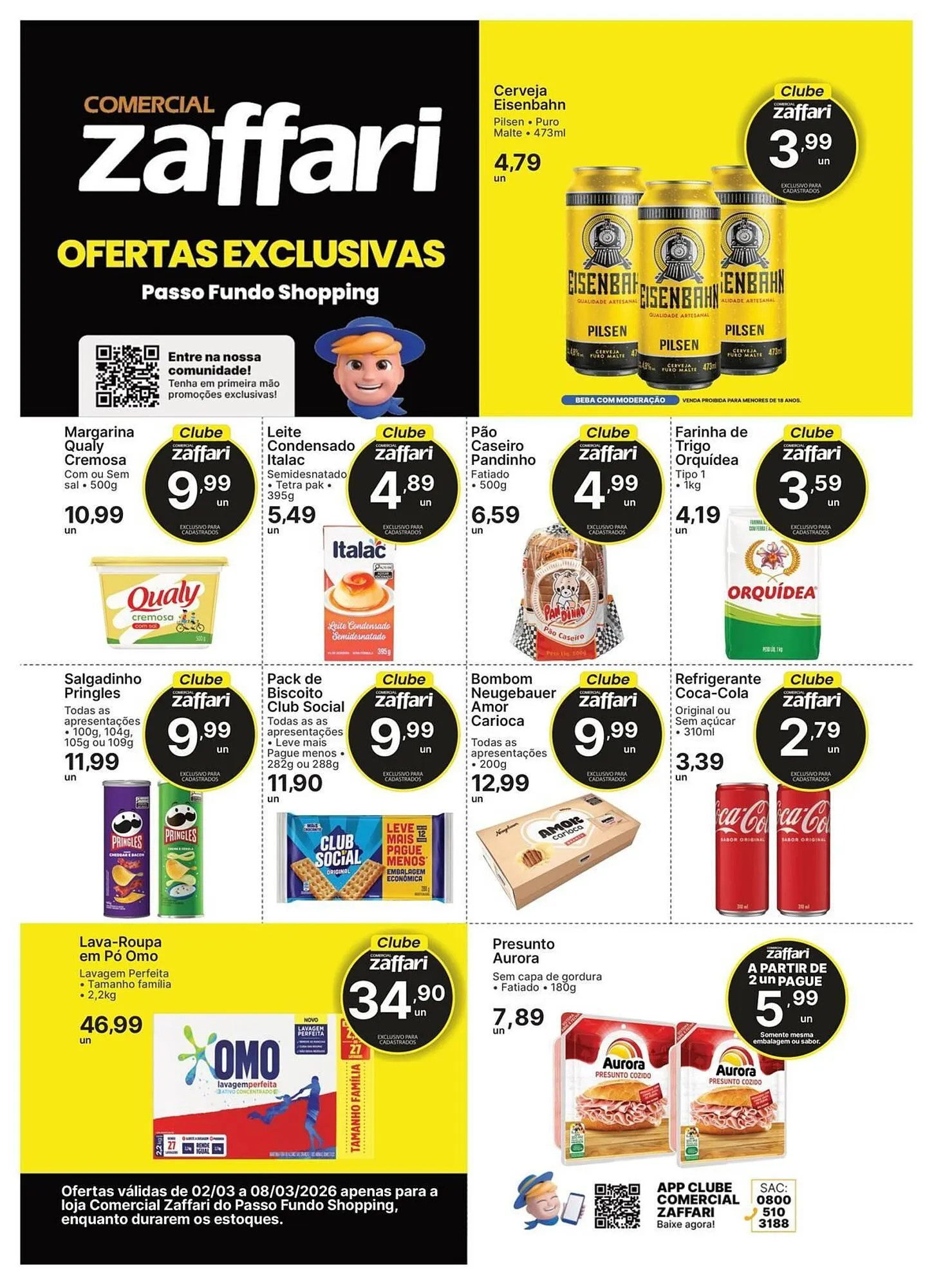 Encarte de Encarte Comercial Zaffari 2 de março até 8 de março 2026 - Pagina 1
