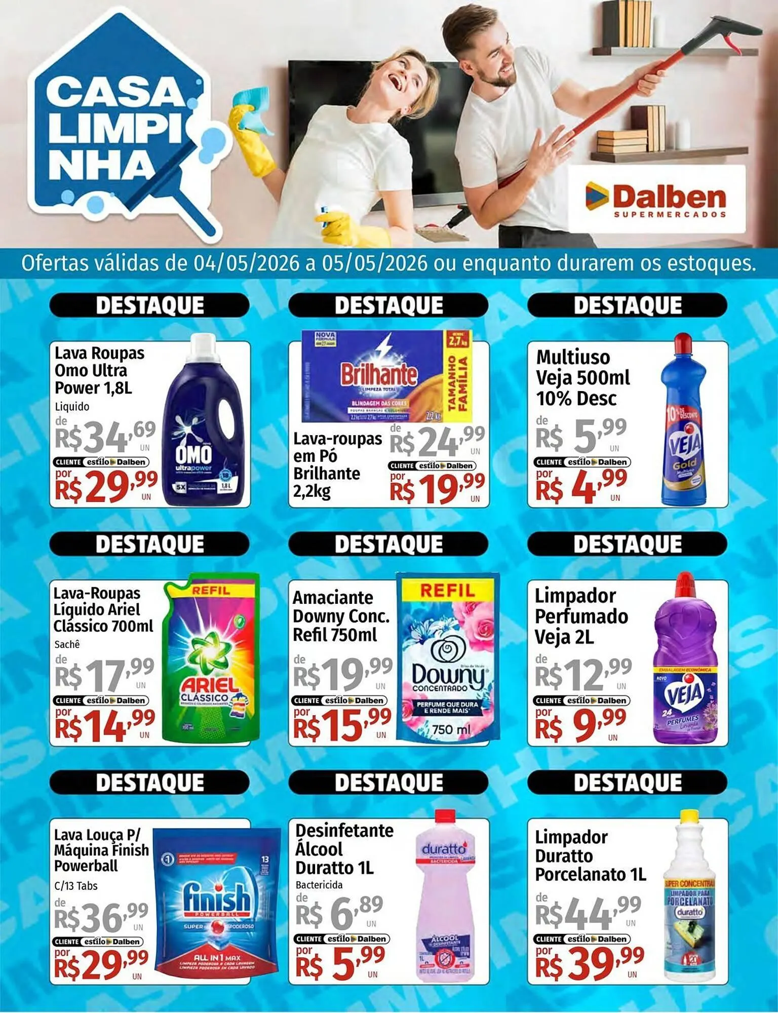 Encarte de Catálogo Supermercado Dalben 4 de maio até 5 de maio 2026 - Pagina 1