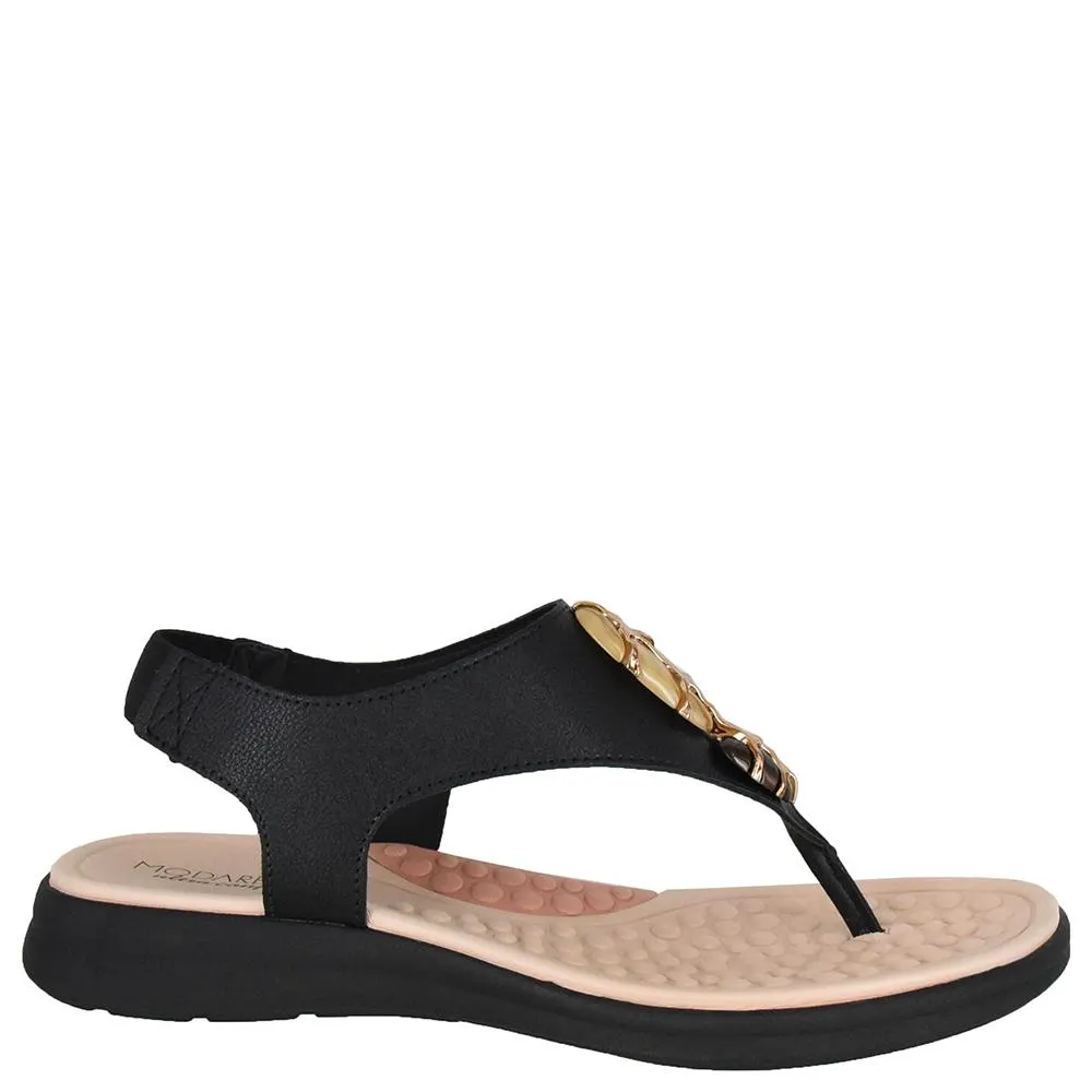 SANDALIA FLATFORM PEDRAS MODARE