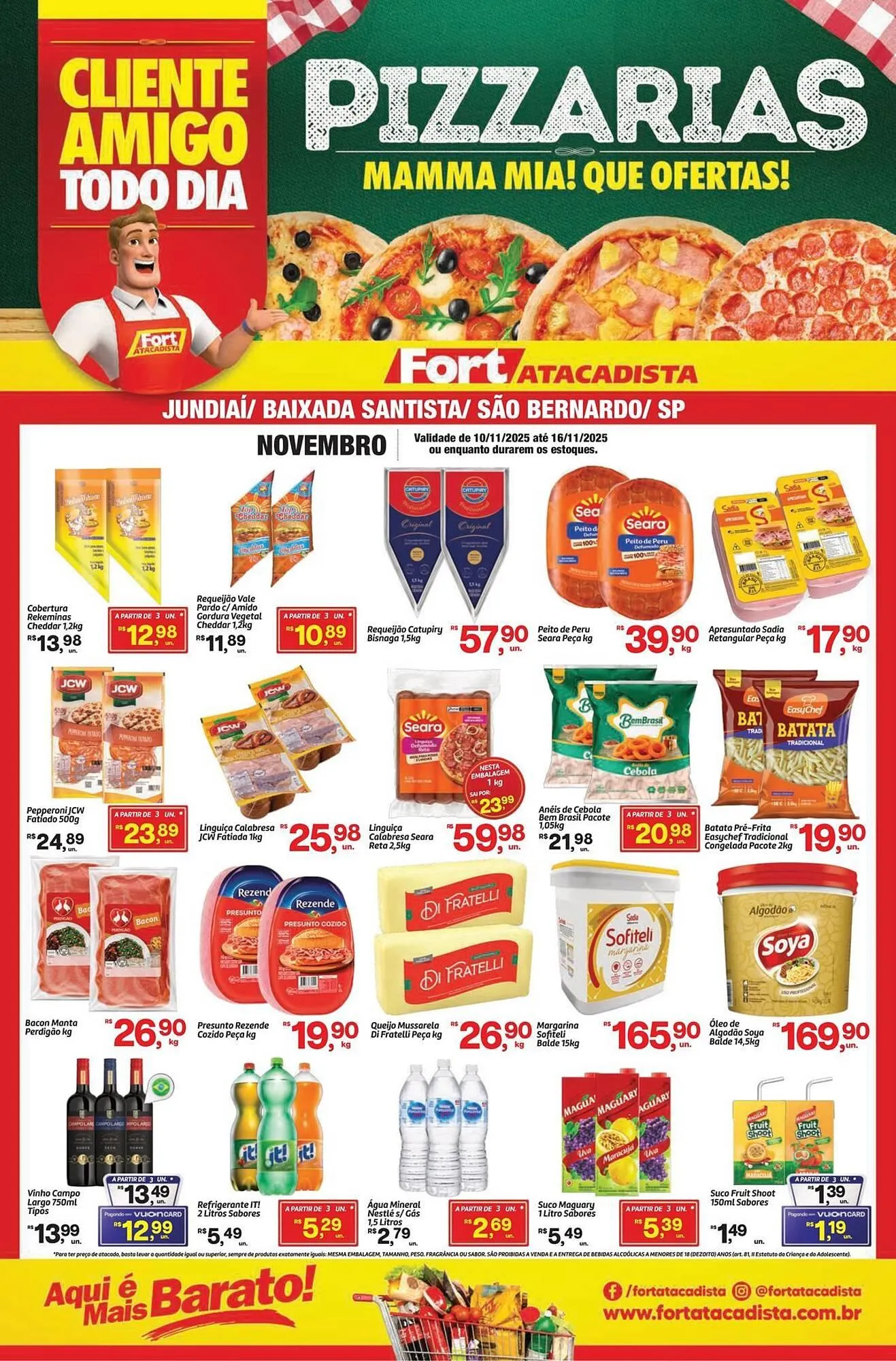 Encarte de Tabloide Fort Atacadista 10 de novembro até 16 de novembro 2025 - Pagina 1
