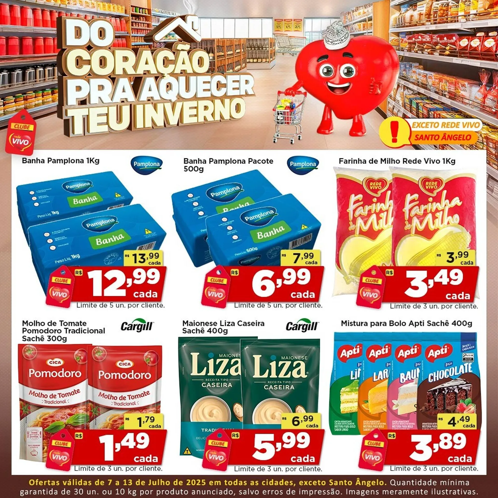 Encarte de Catálogo Rede Vivo 7 de julho até 13 de julho 2025 - Pagina 2