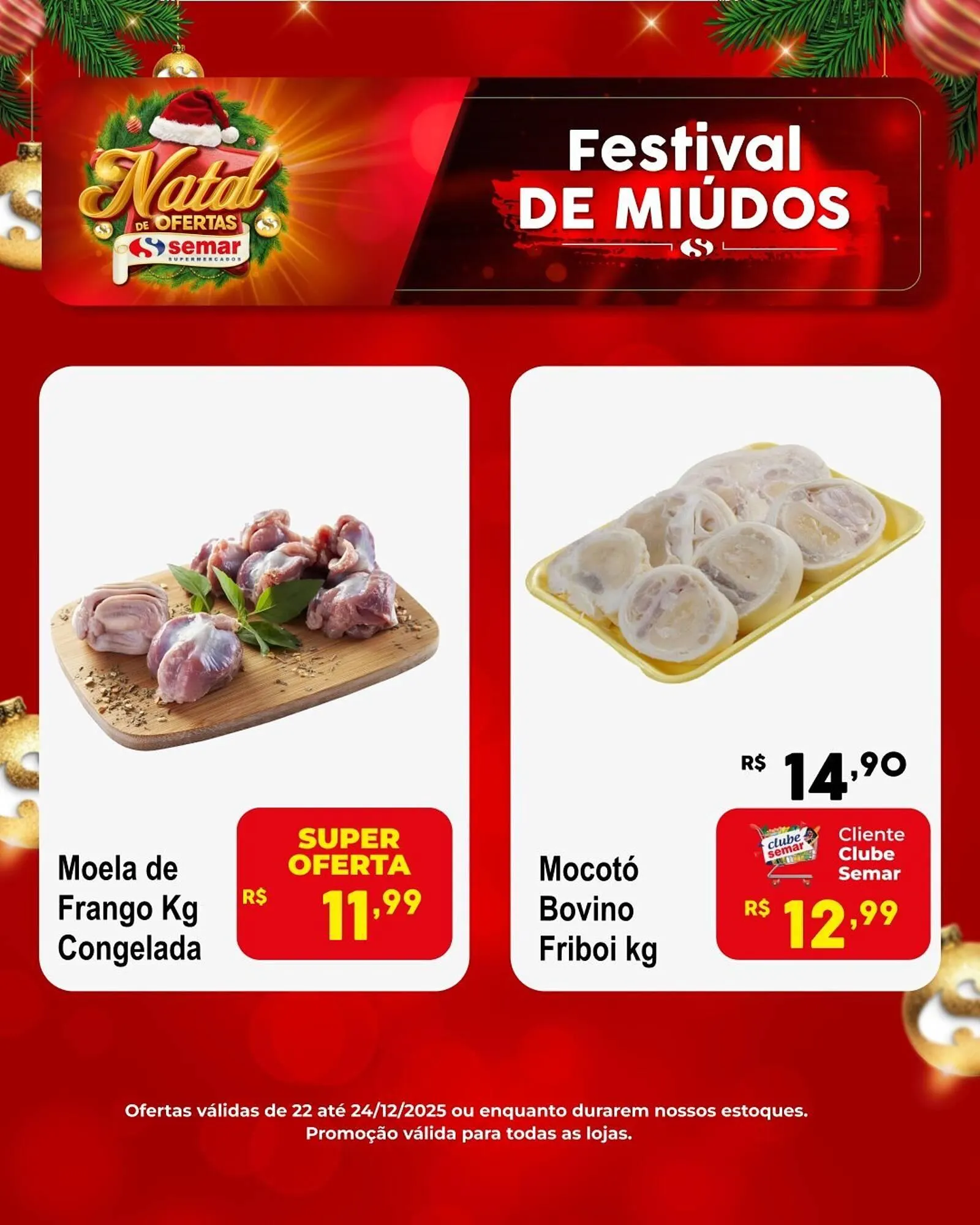 Encarte de Folheto Semar Supermercado 22 de dezembro até 24 de dezembro 2025 - Pagina 3