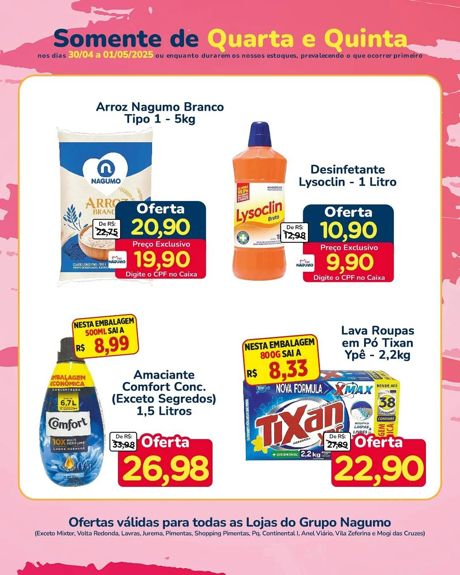 Encarte de Catálogo Nagumo 30 de abril até 1 de maio 2025 - Pagina 3