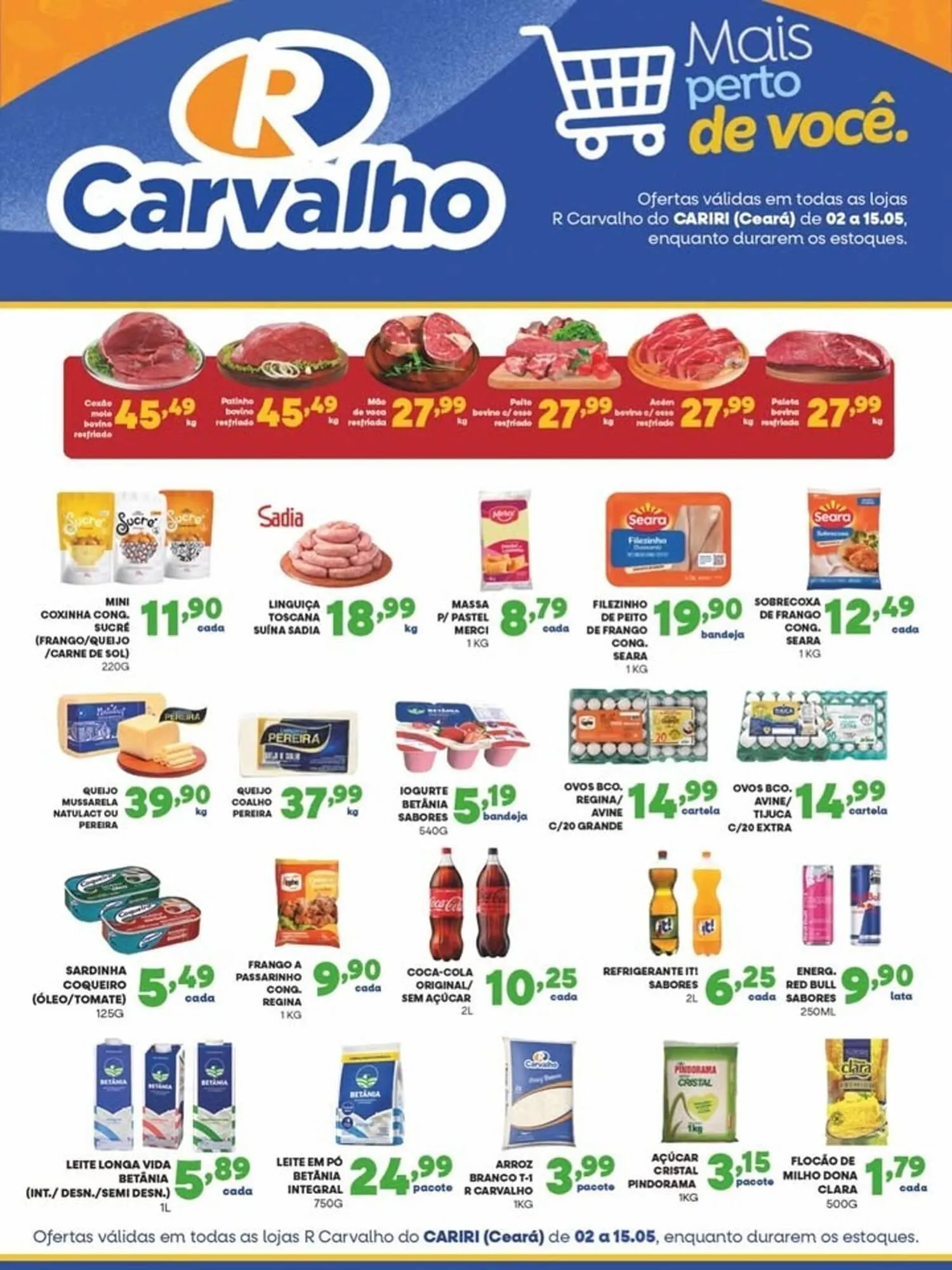 Encarte de Catálogo Carvalho Supermercado 6 de maio até 15 de maio 2026 - Pagina 1