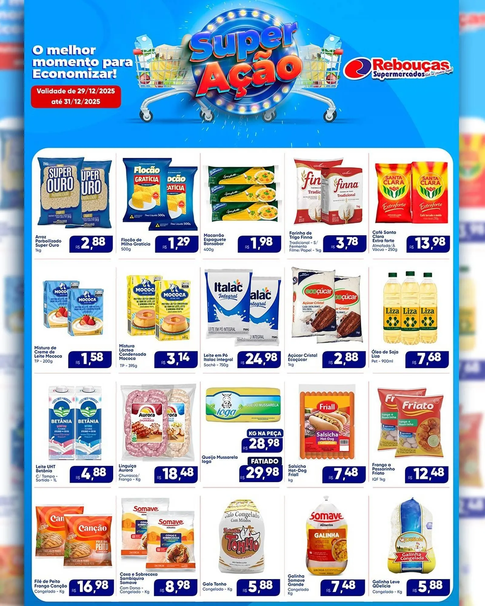 Encarte de Catálogo Rebouças Supermercados 29 de dezembro até 31 de dezembro 2025 - Pagina 1