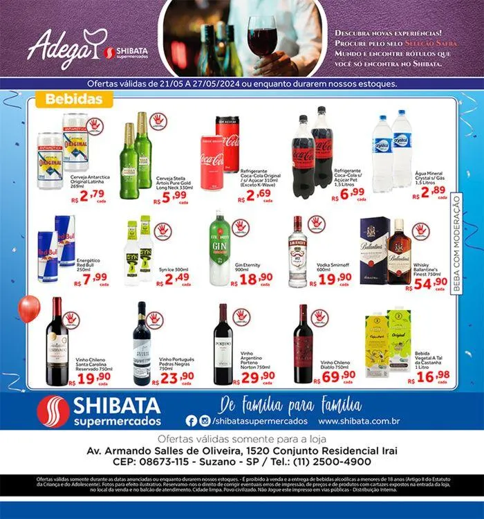 Encarte de Ofertas Shibata Supermercados 21 de maio até 27 de maio 2024 - Pagina 8