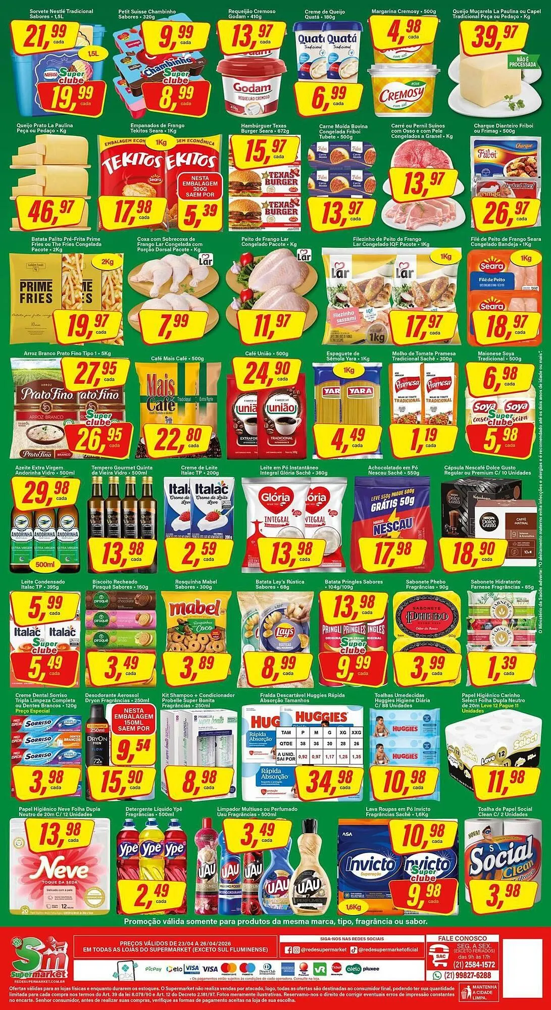 Encarte de Encarte Rede Supermarket 23 de abril até 26 de abril 2026 - Pagina 2