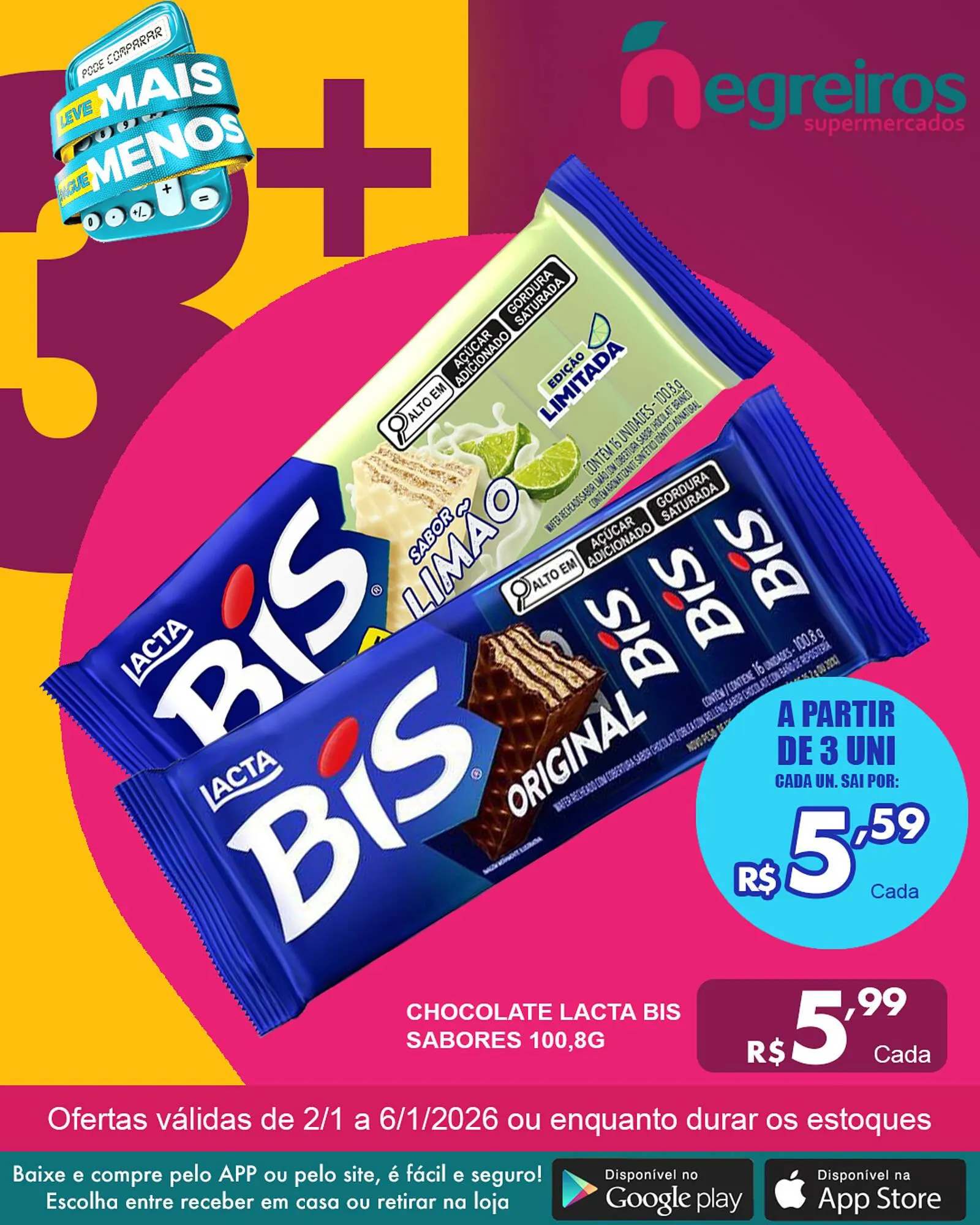 Encarte de Folheto Negreiros 2 de janeiro até 6 de janeiro 2026 - Pagina 1