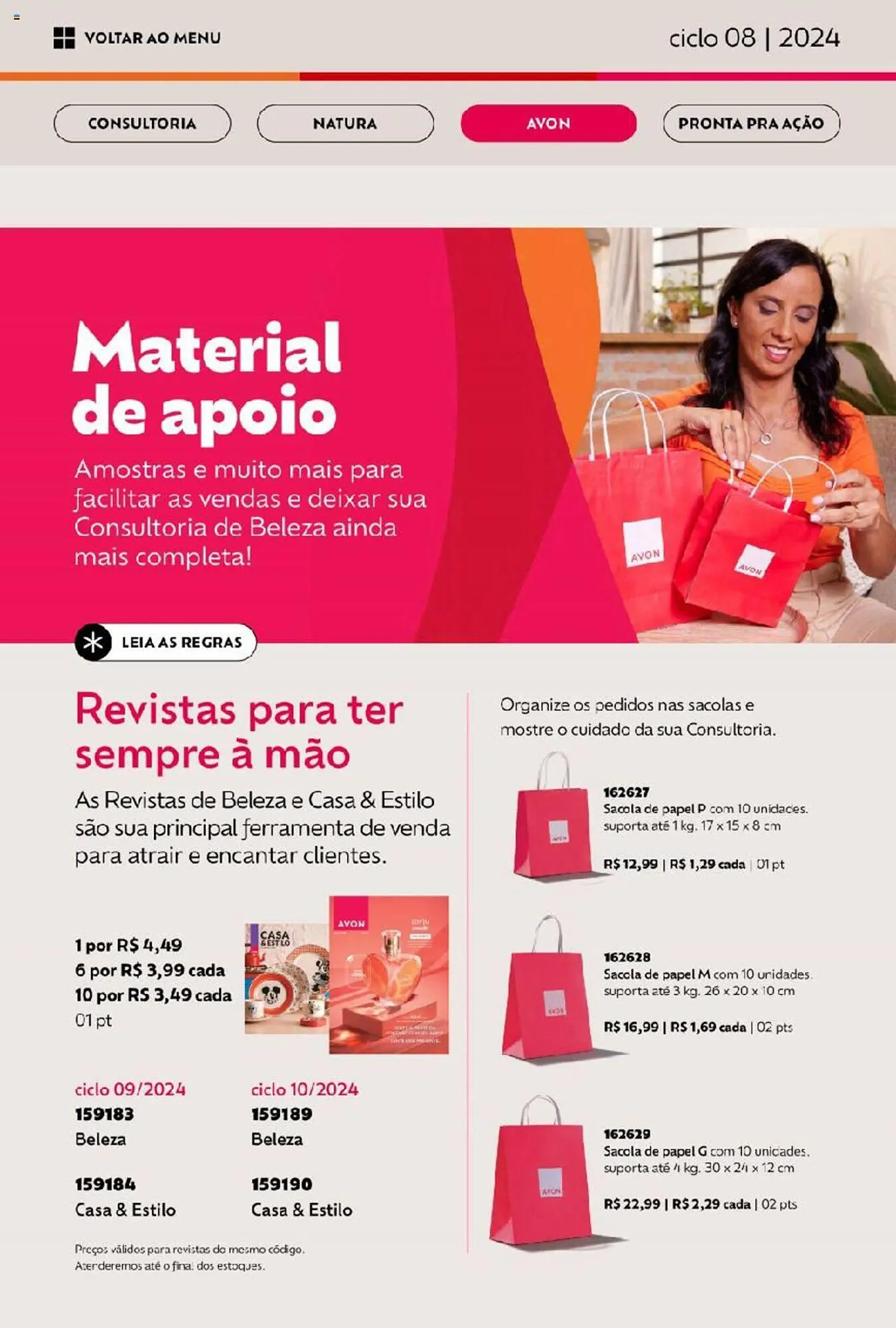 Encarte de Catálogo Avon 10 de abril até 8 de maio 2024 - Pagina 70