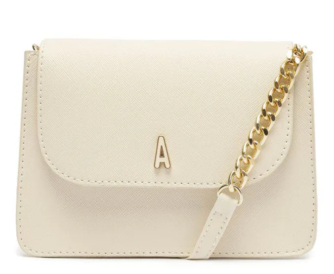 Bolsa Crossbody Mini Branca Texturizada