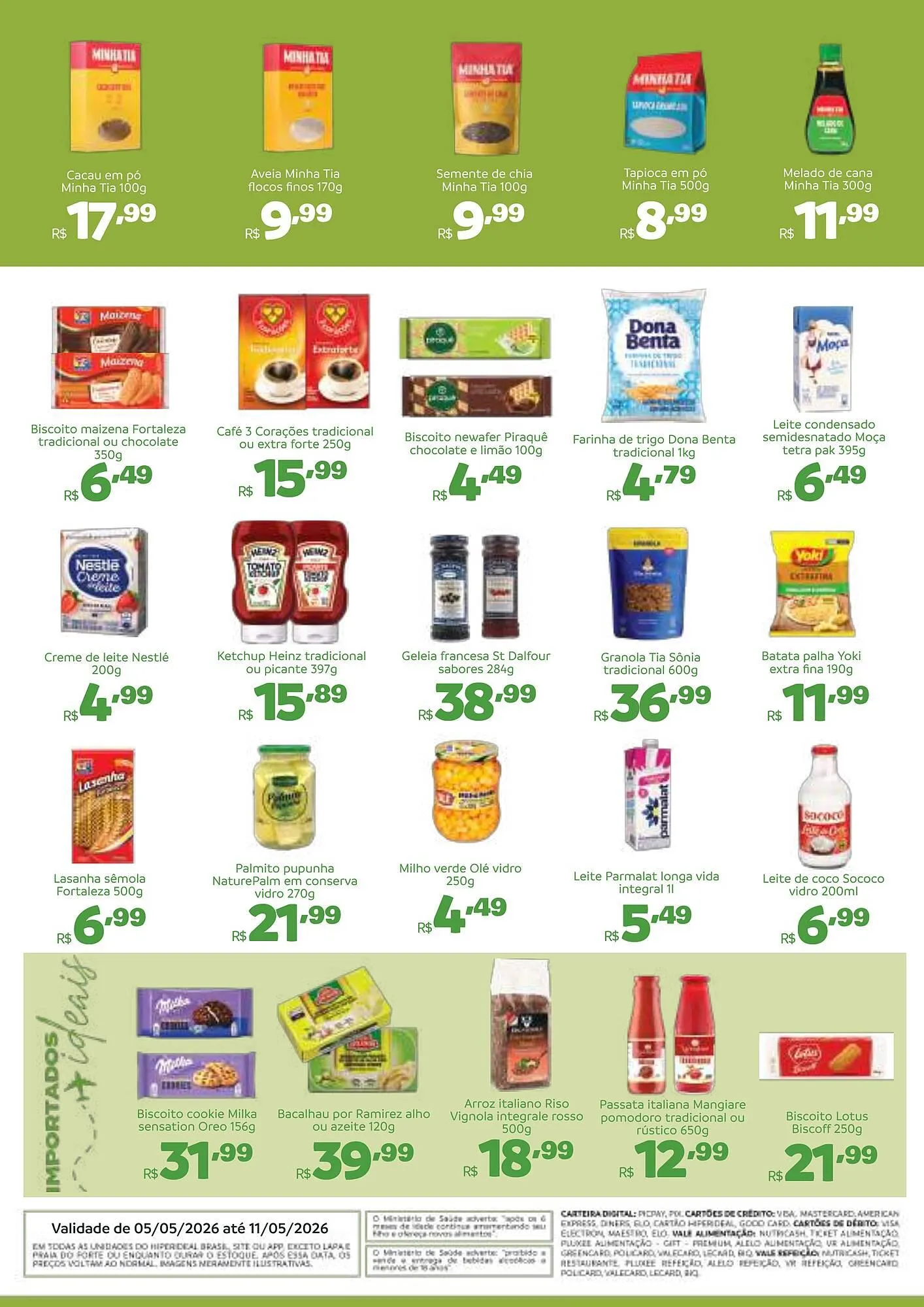 Encarte de Catálogo Hiperideal Supermercados 5 de maio até 11 de maio 2026 - Pagina 6