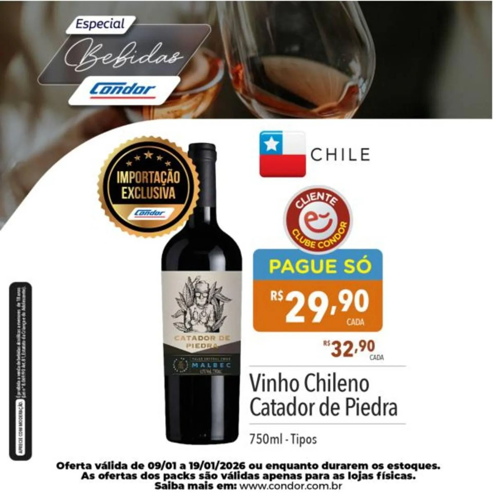 Encarte de Catálogo Supermercados Condor 9 de janeiro até 19 de janeiro 2026 - Pagina 7