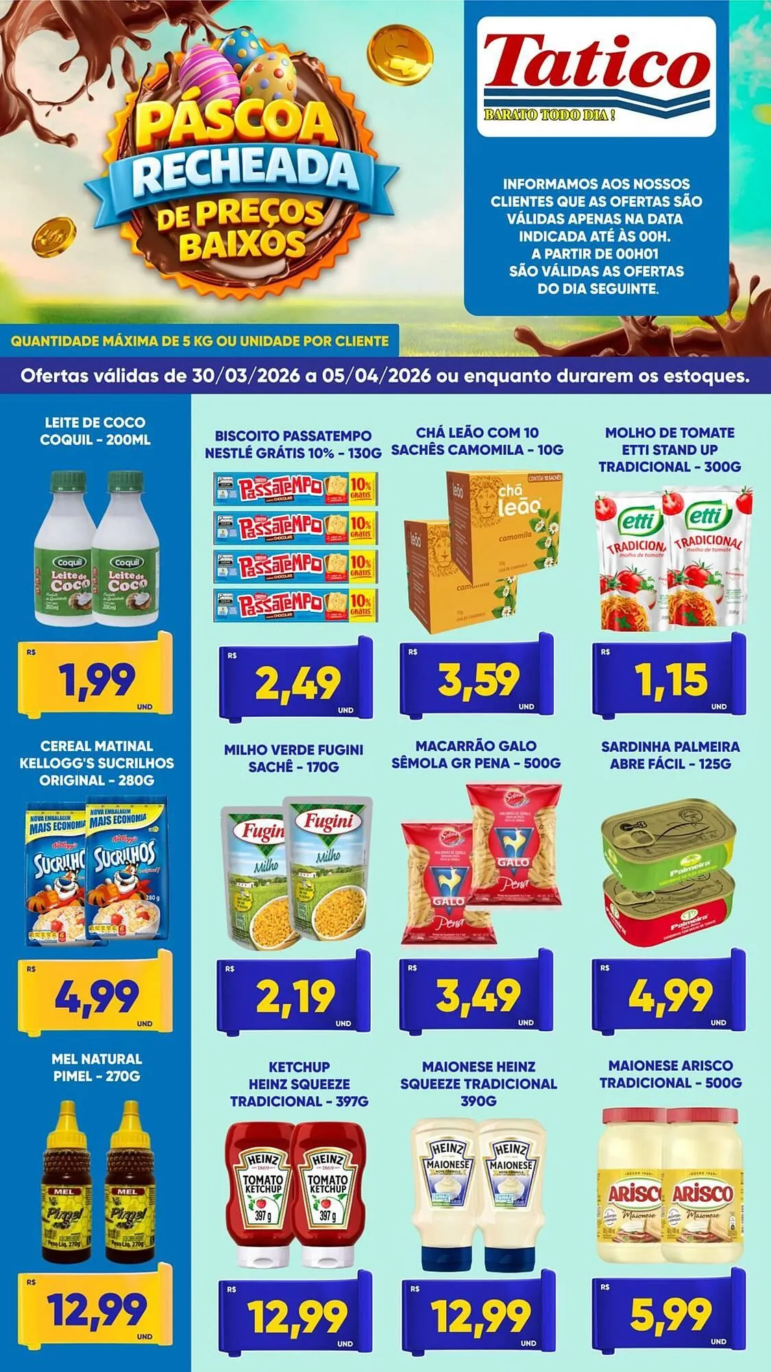 Encarte de Tabloide Tatico 30 de março até 5 de abril 2026 - Pagina 3