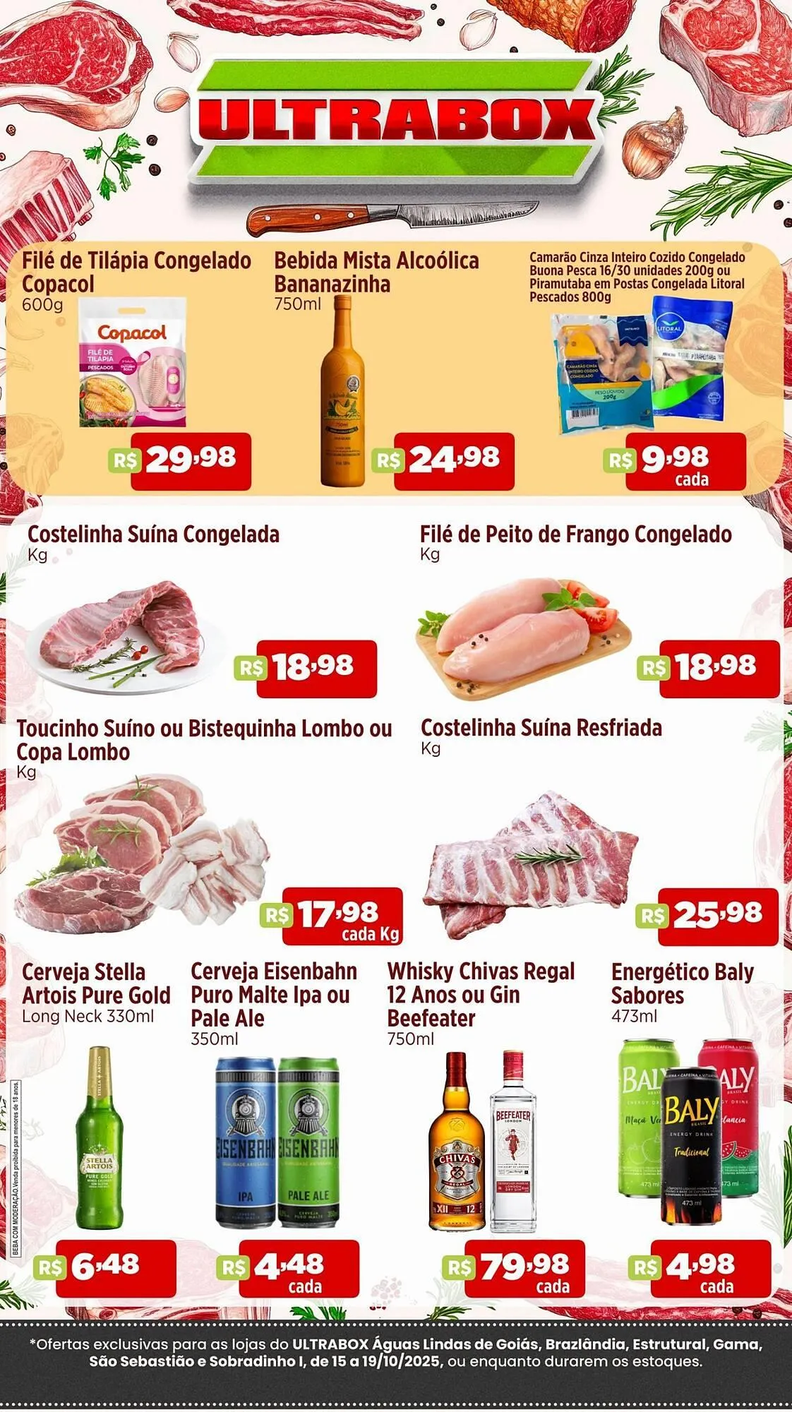 Encarte de Panfleto Ultrabox 15 de outubro até 19 de outubro 2025 - Pagina 1