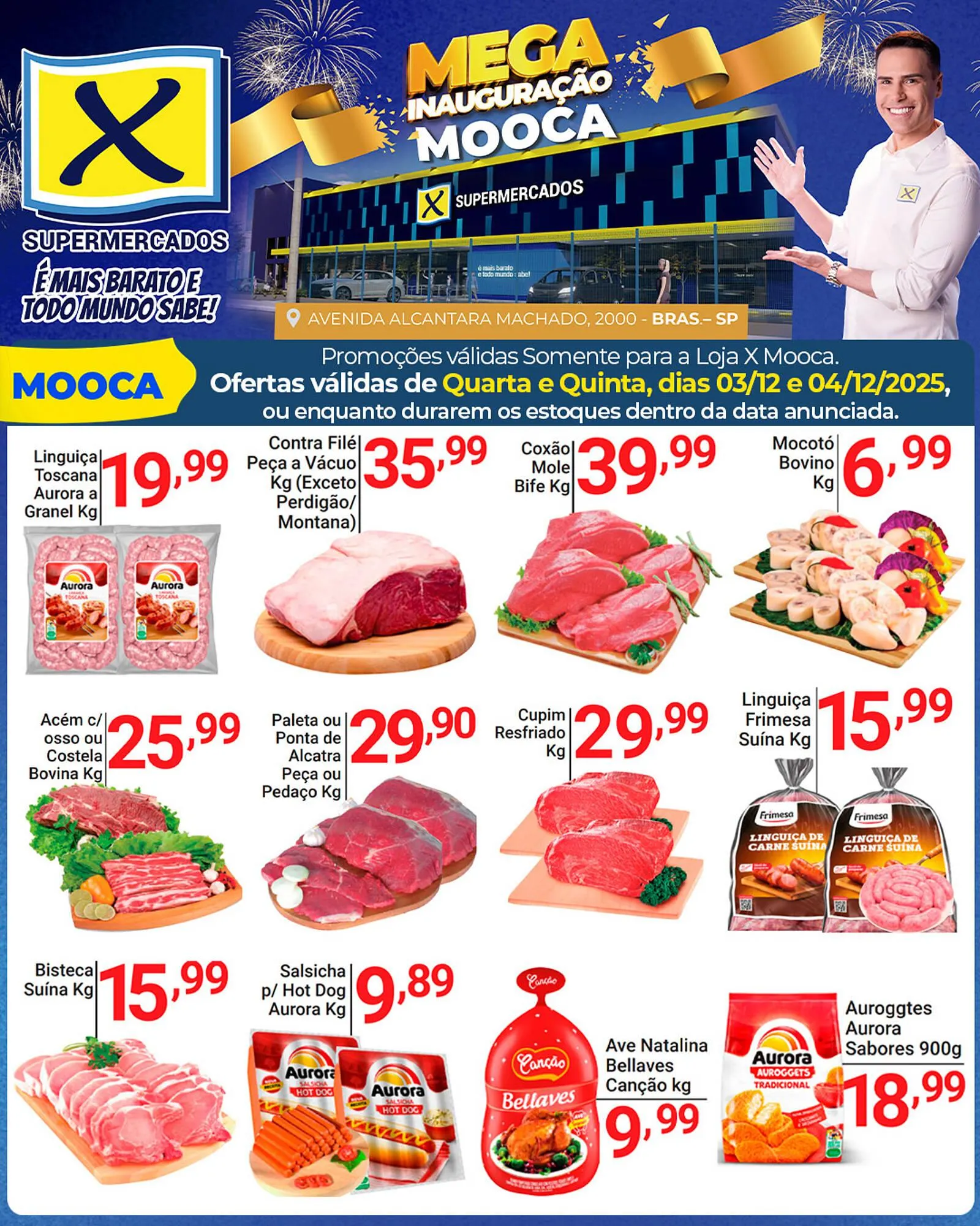 Folheto X Supermercados - 1