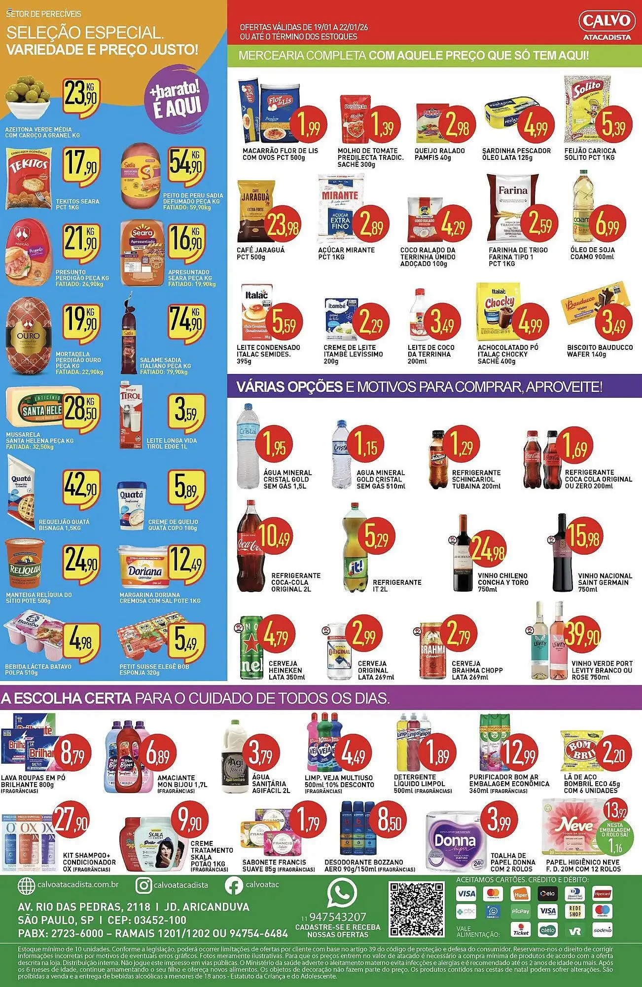 Encarte de Folheto Calvo Atacadista 19 de janeiro até 23 de janeiro 2026 - Pagina 2