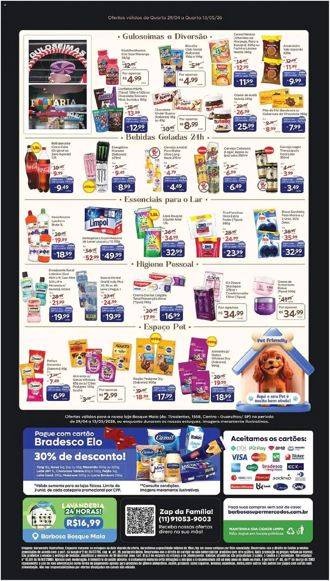 Encarte de Tabloide Barbosa Supermercados 29 de abril até 13 de maio 2026 - Pagina 4