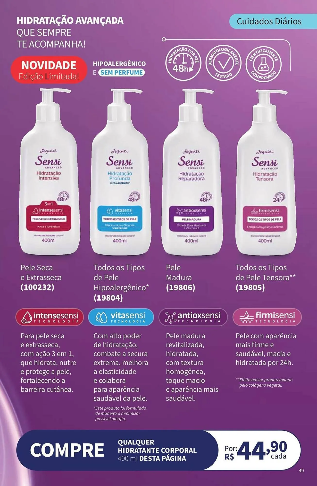Encarte de Catálogo Jequiti 25 de agosto até 31 de dezembro 2025 - Pagina 49