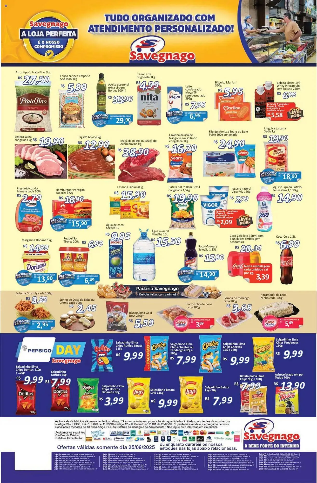 Encarte de Catálogo Supermercados Savegnago 25 de junho até 26 de junho 2025 - Pagina 2