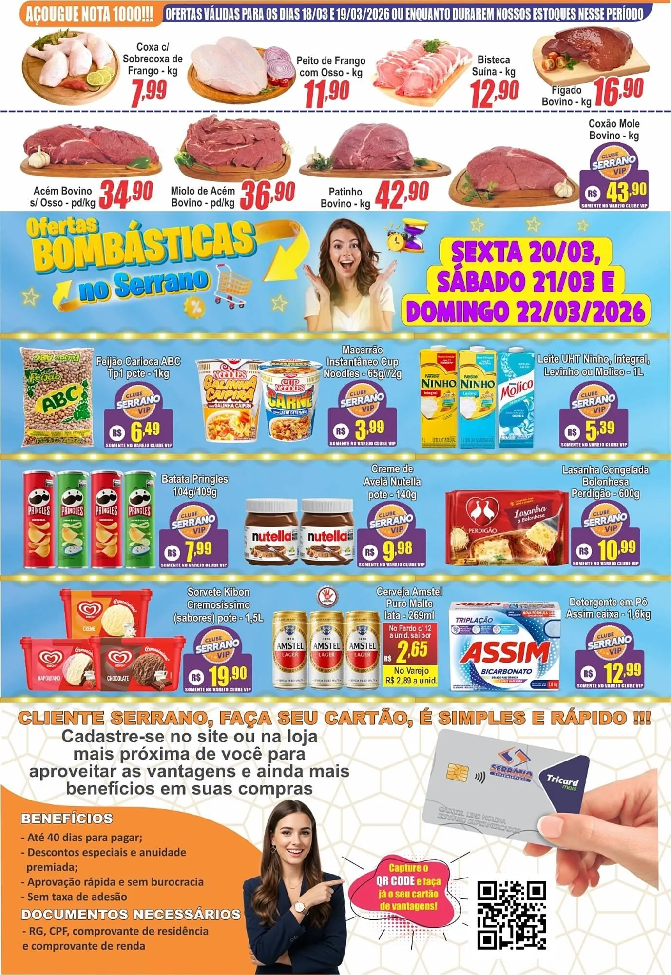 Encarte de Catálogo Serrano Supermercado 17 de março até 19 de março 2026 - Pagina 2