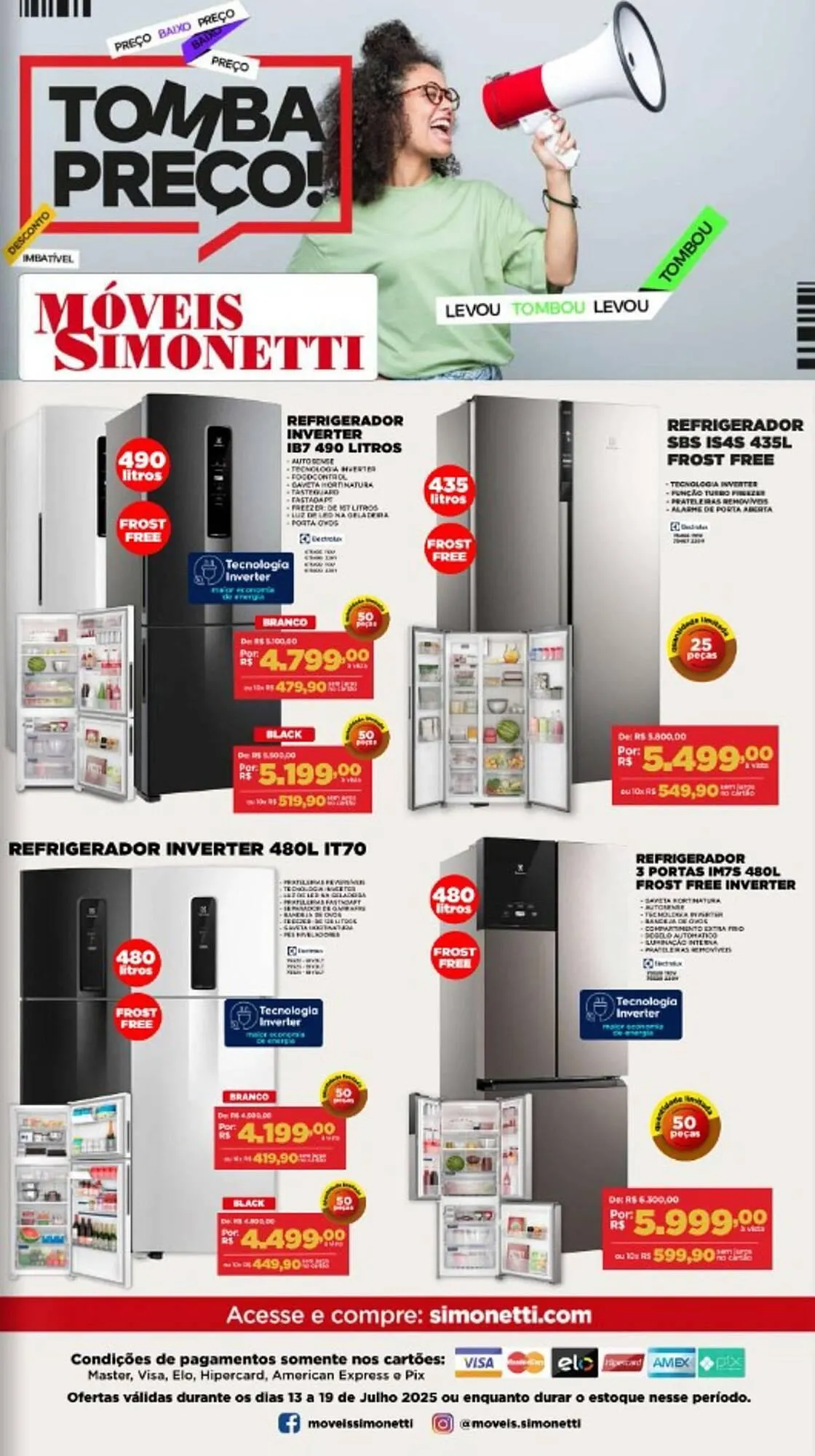 Encarte de Catálogo Móveis Simonetti 14 de julho até 19 de julho 2025 - Pagina 39