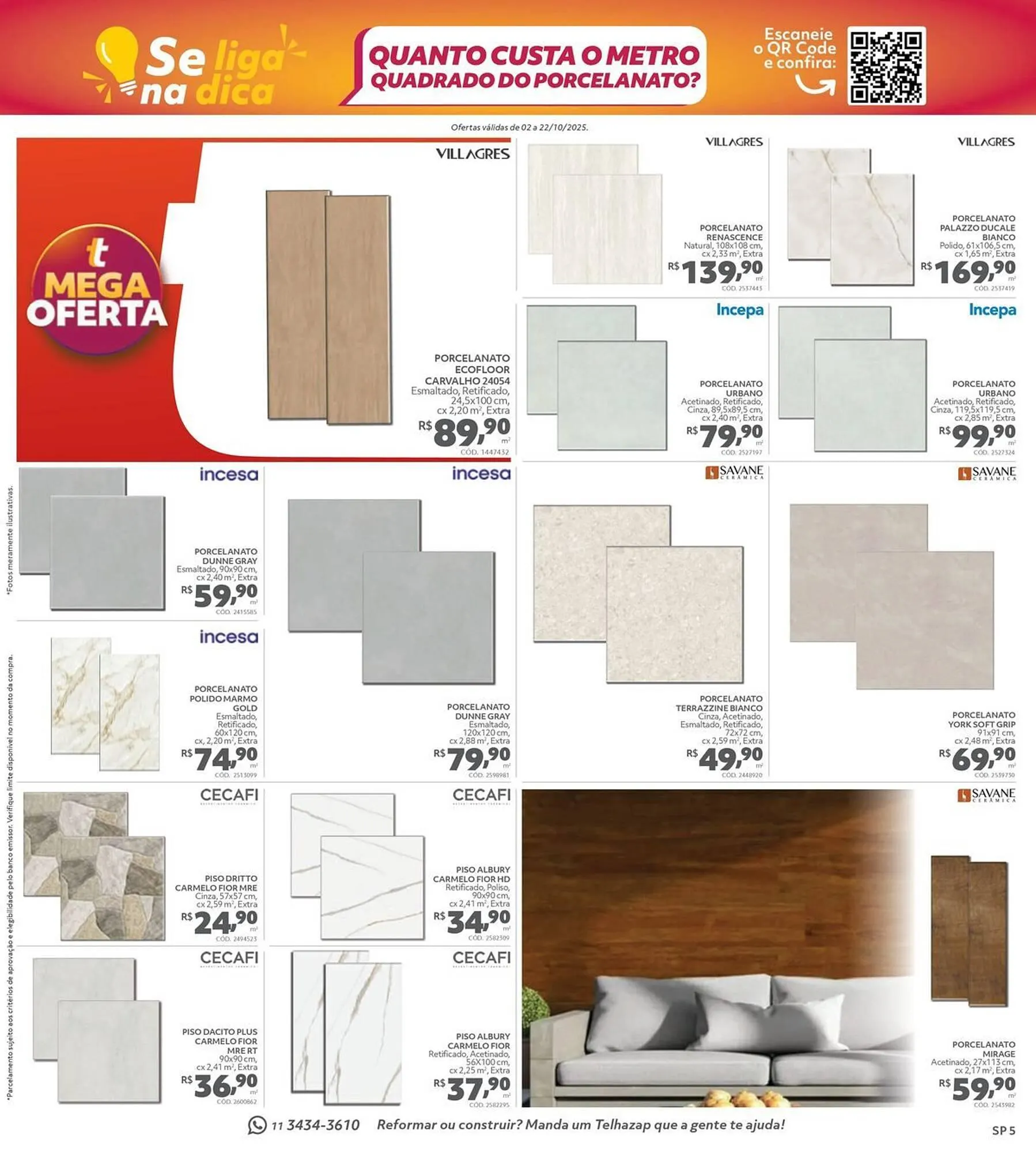 Encarte de Catálogo Telhanorte 2 de outubro até 22 de outubro 2025 - Pagina 5