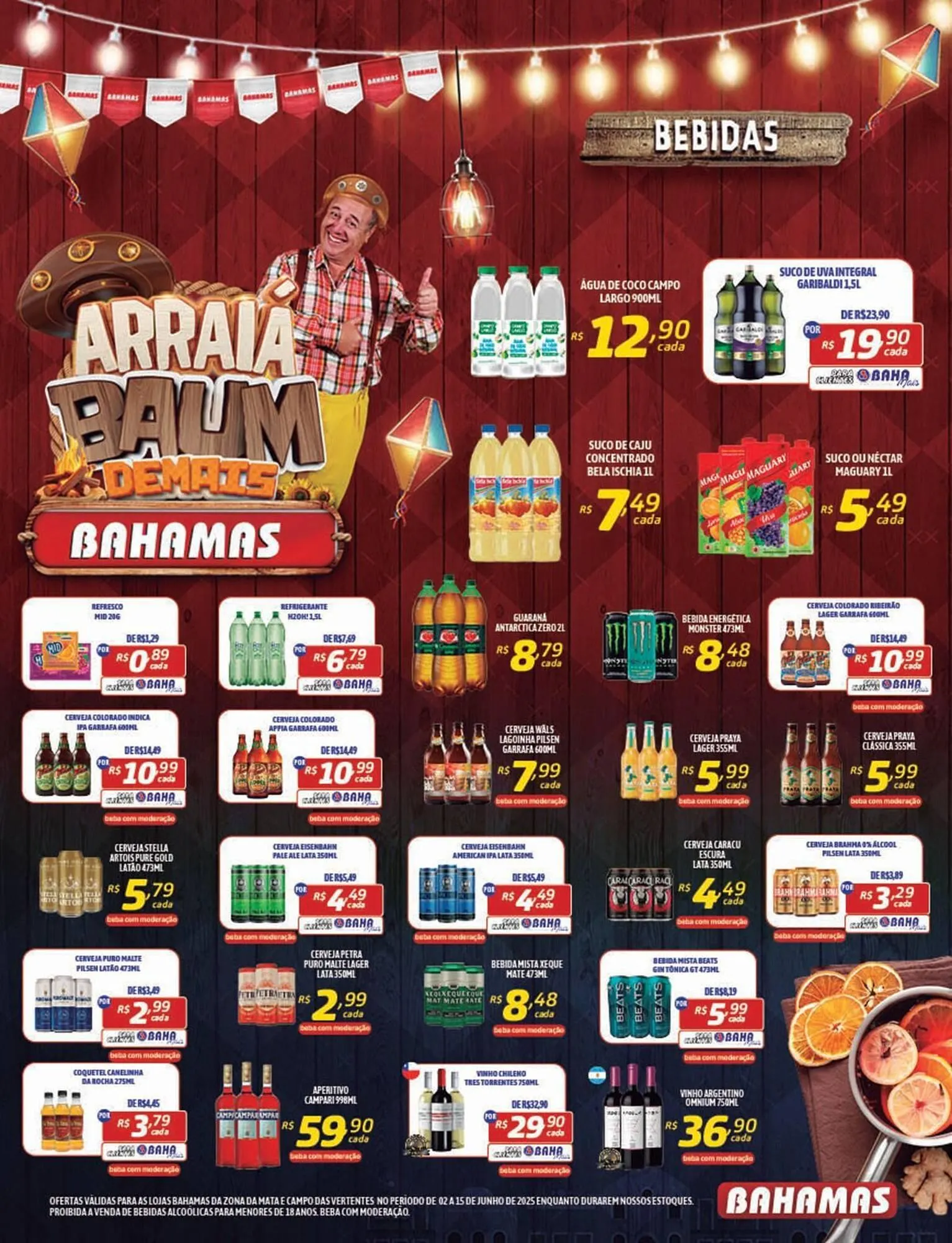 Encarte de Catálogo Bahamas Supermercados 2 de junho até 15 de junho 2025 - Pagina 14
