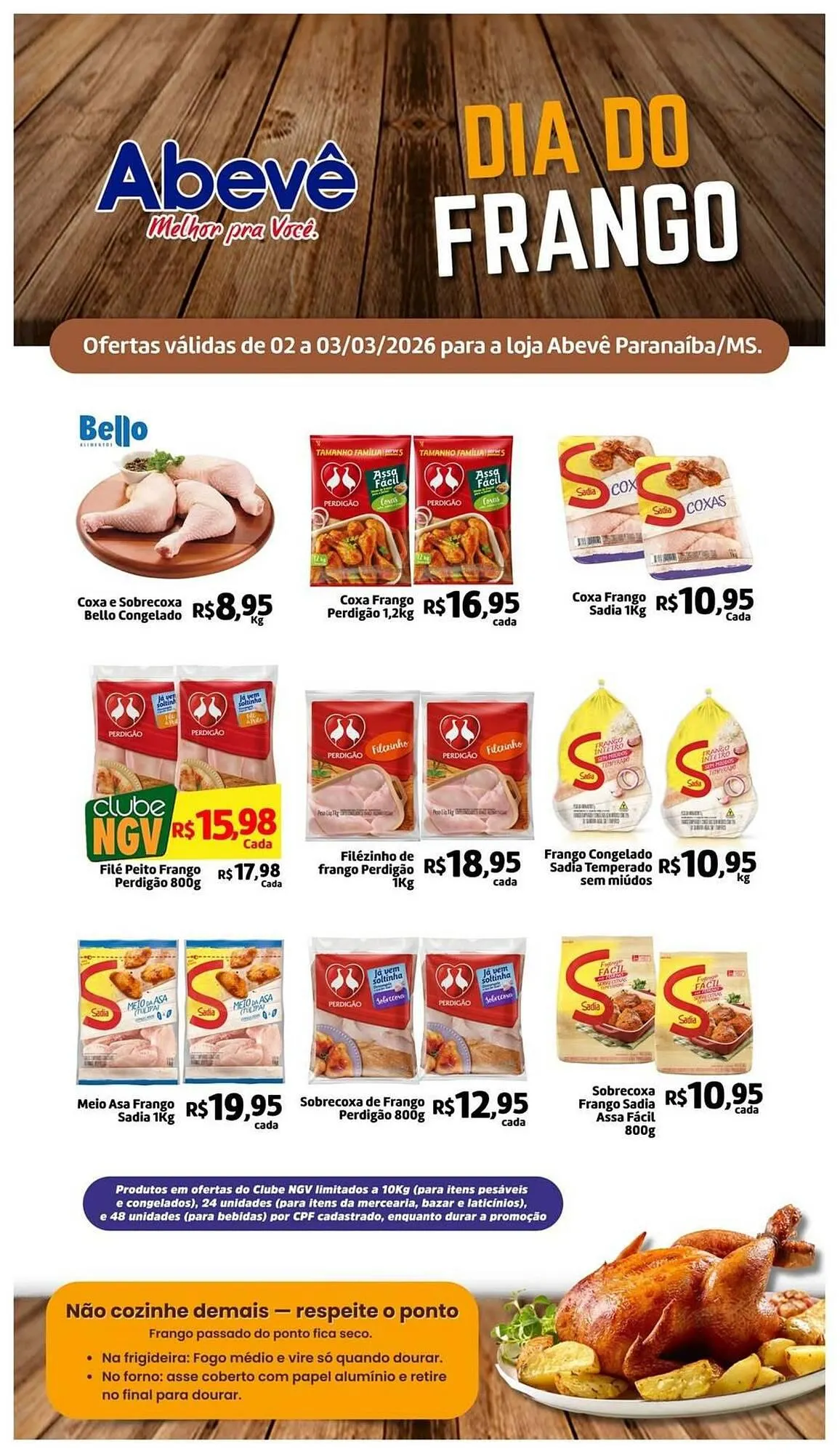 Encarte de Catálogo Abevê Supermercados 3 de março até 3 de março 2026 - Pagina 1