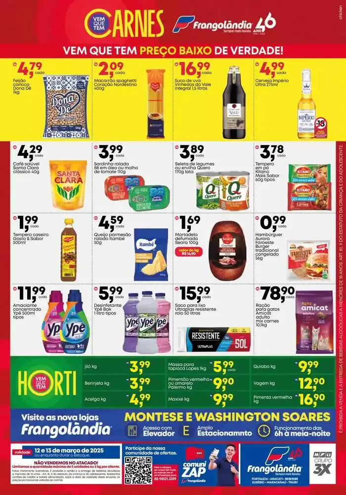 Encarte de Encarte Super Frangolândia 12 de março até 13 de março 2025 - Pagina 2